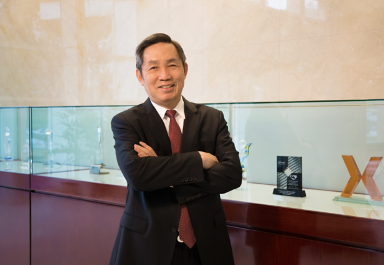 世界先進董事長暨方略。（翻攝自官網）