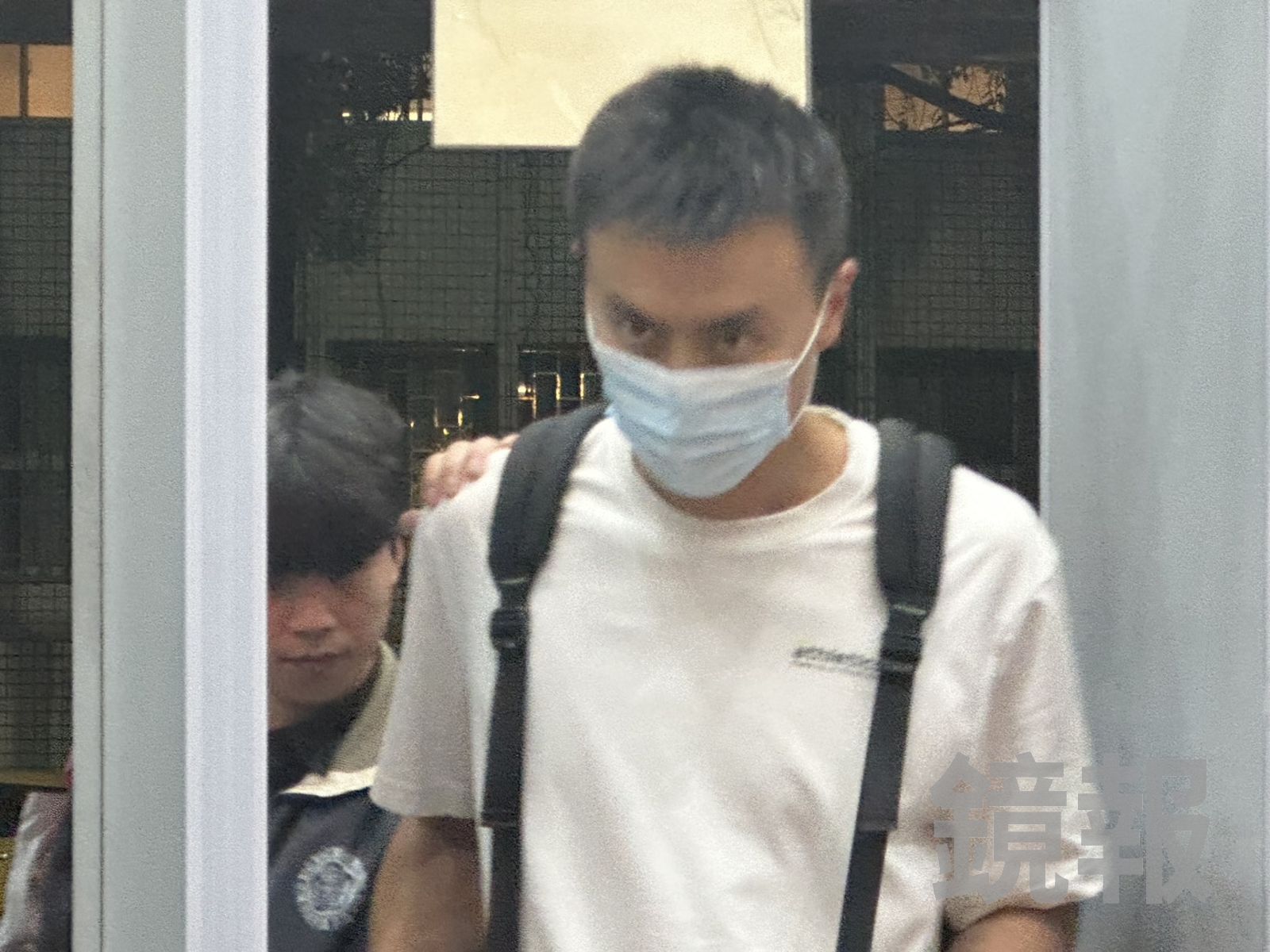 郭銓慶兒子郭濟綱兒子以證人身分接受訊問。馮茵攝