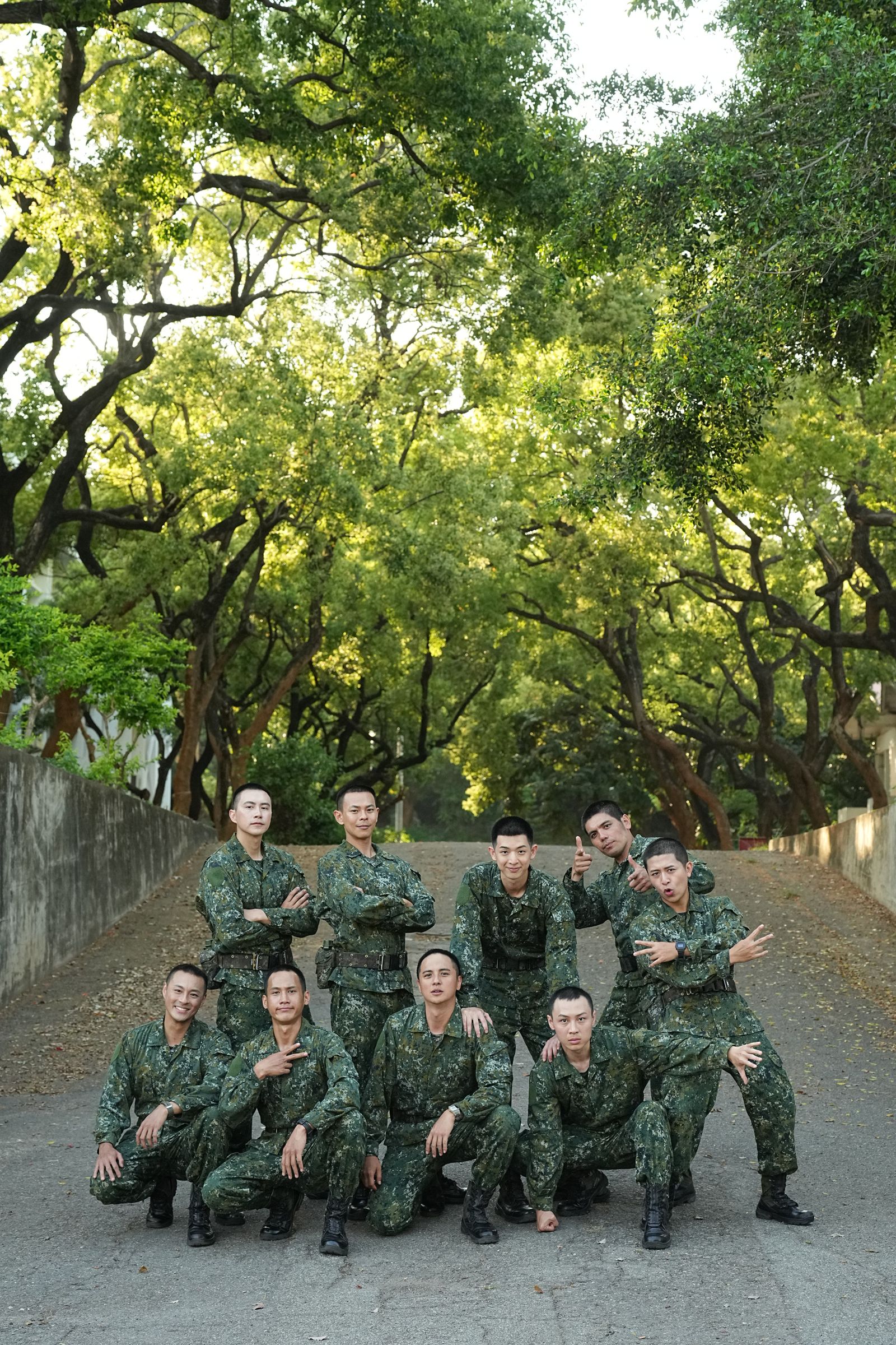 「星兵們」結訓後還是常聯絡。台視提供