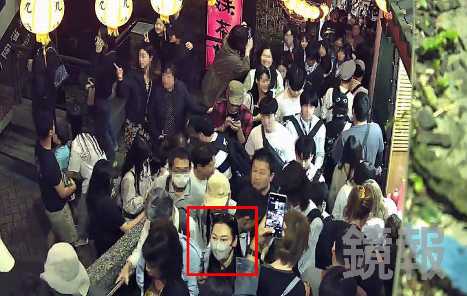 專案小組調閱監視器鎖定蒙古籍女子涉有重嫌。翻攝畫面