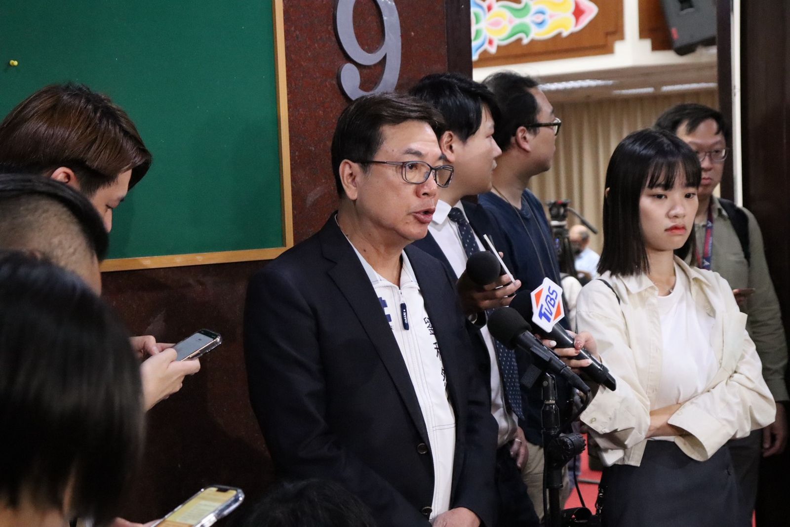 劉和然強調，如何讓新北市民在意的生活、建設能一棒接一棒，「顧好新北，就是最重要的事」。（資料照片／袁維駿攝）