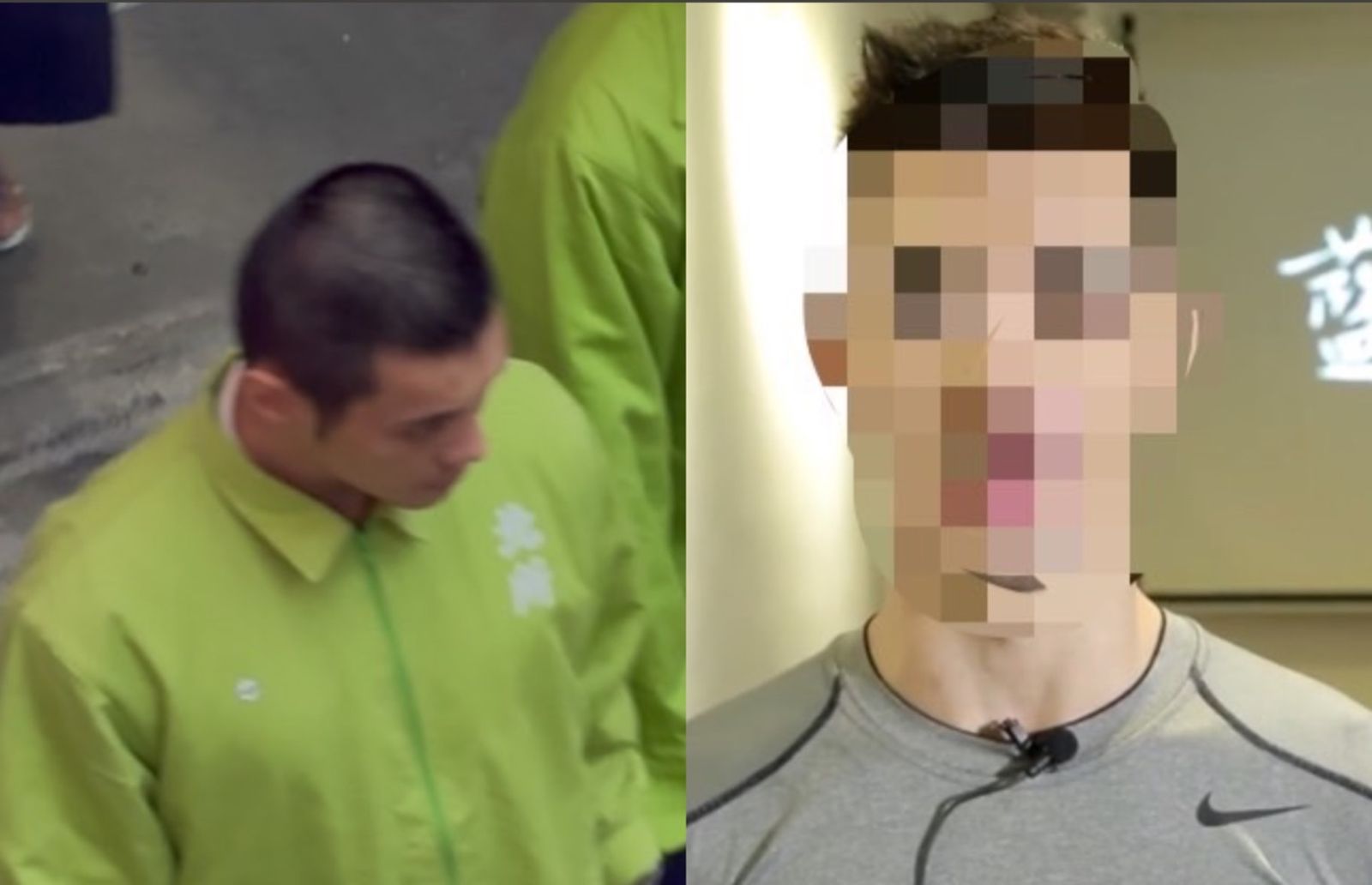 獨家/昔日俊臉判若兩人!混血前男模涉殺父 上銬出庭畫面曝