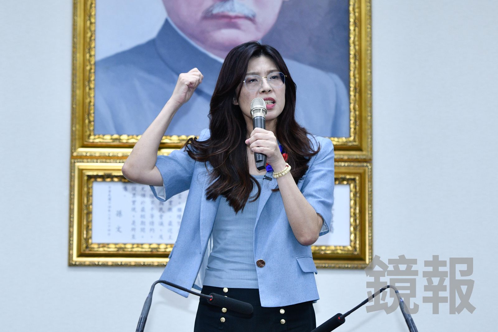 鄭麗文當選黨主席後，表示兩岸的通關密語是「九二共識、反對台獨」。（資料照片／李智為攝）