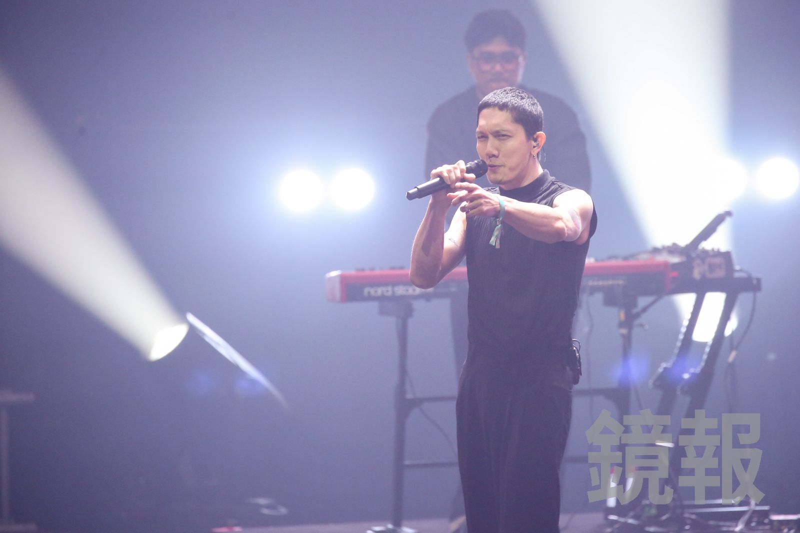 主唱Pup在舞台上熱力演出。李鍾泉拍攝