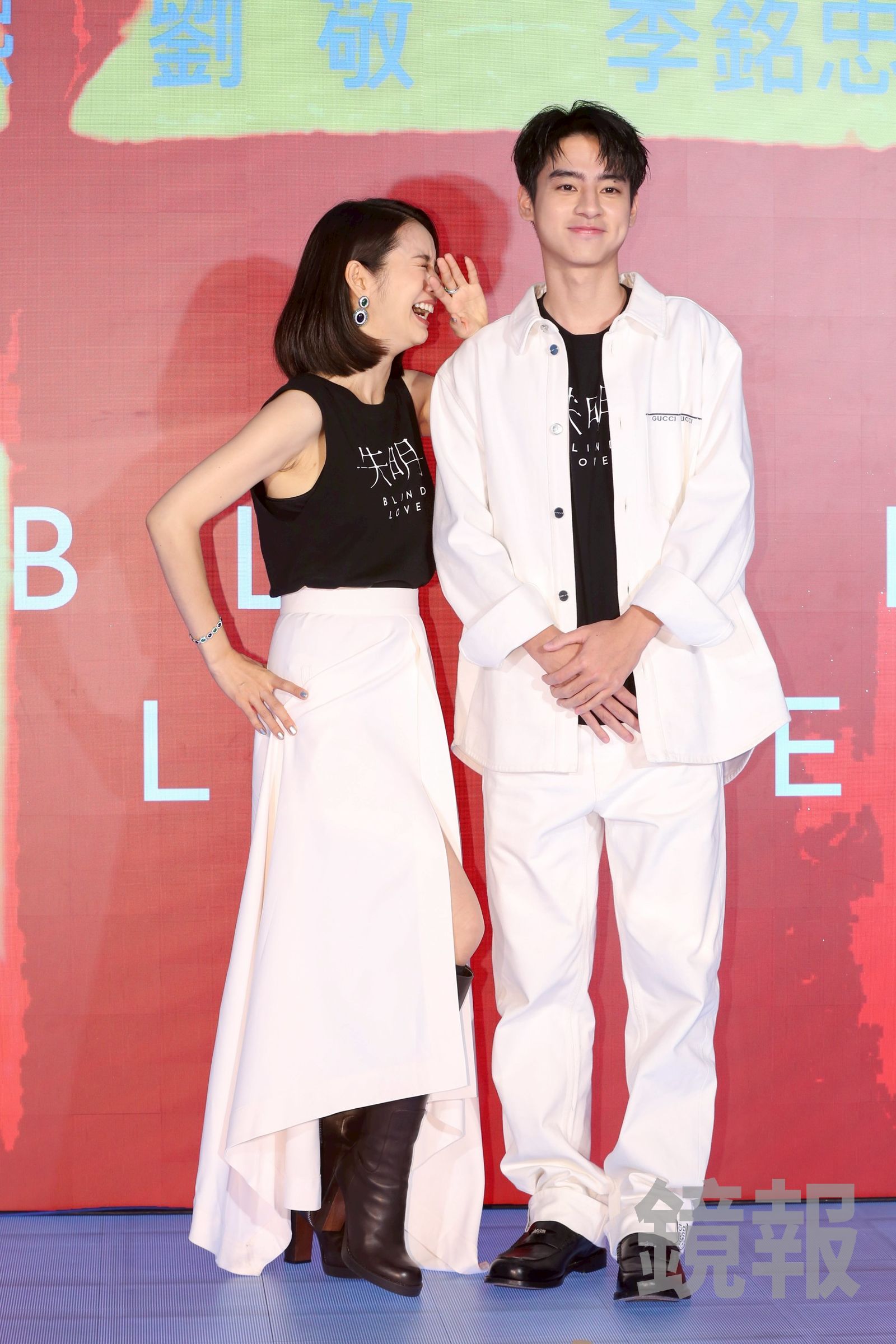 林依晨在《失明》中飾演劉敬的媽媽,戲外劉敬在片場也真的一直叫林依晨媽。李鍾泉攝