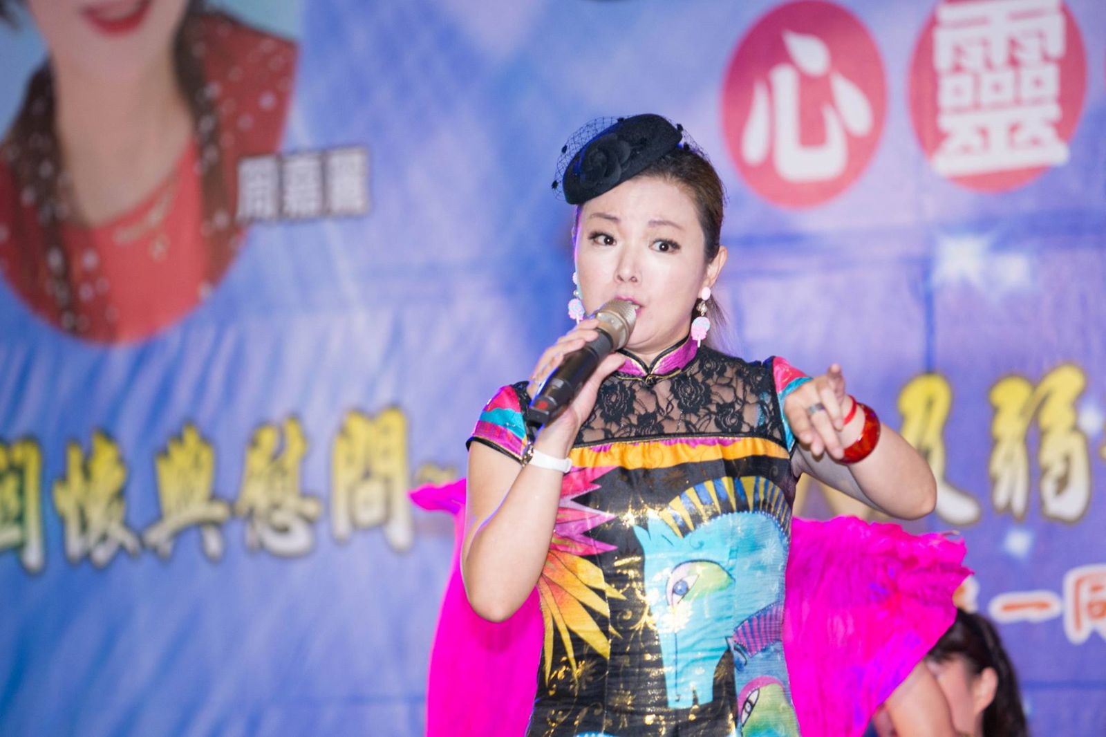 夏禕早期多以旗袍造型示人，給人充滿氣質的形象。翻攝夏禕臉書