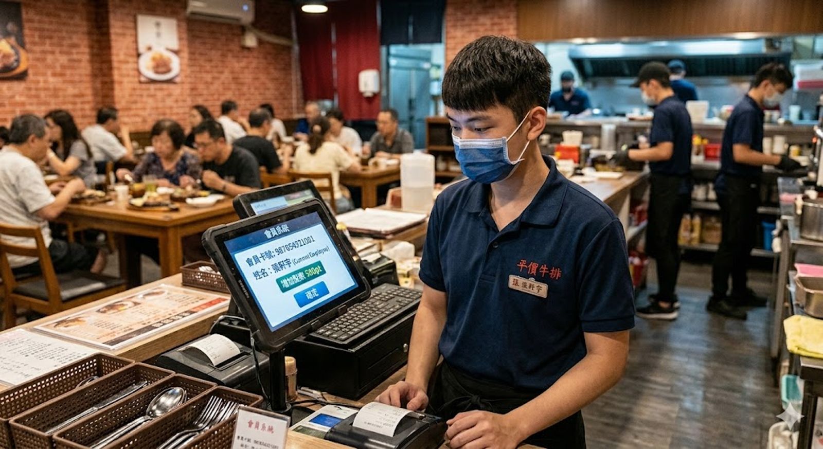 牛排店員工自肥被抓包!狂灌12200點成「點數大亨」 爽吃免費餐下慘場了
