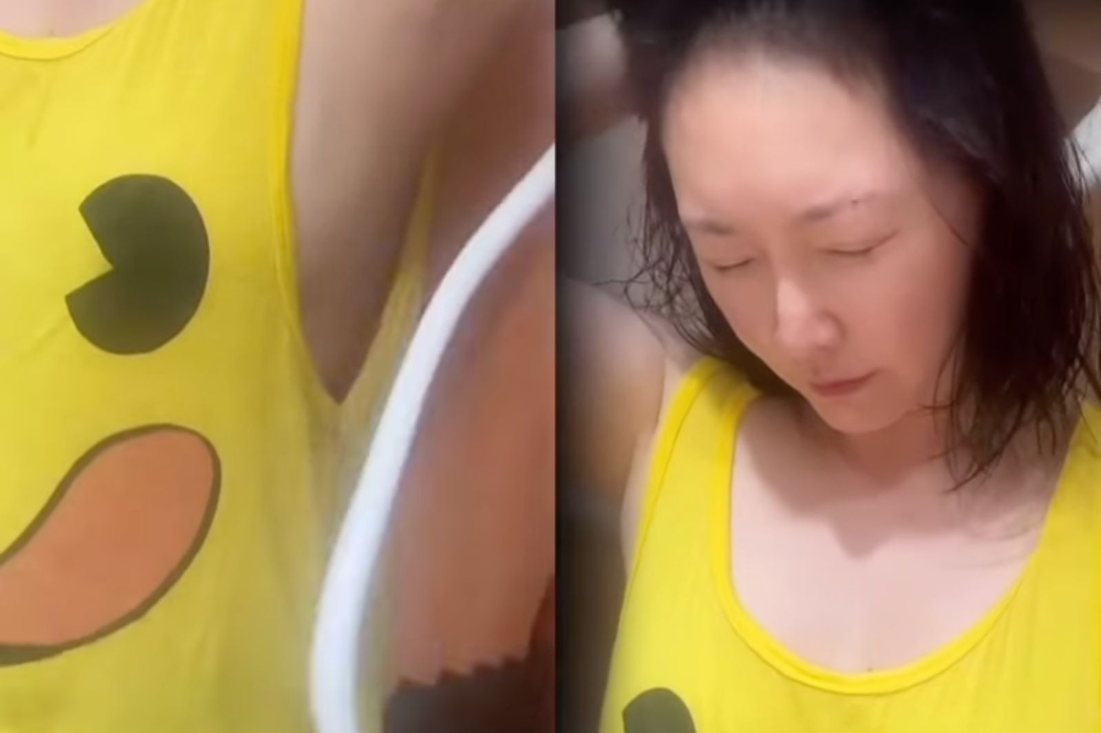 49歲女星吹髮一轉身整片側乳被看光　12hr吸19萬流量！網虧「只能靠露」霸氣回嗆12字