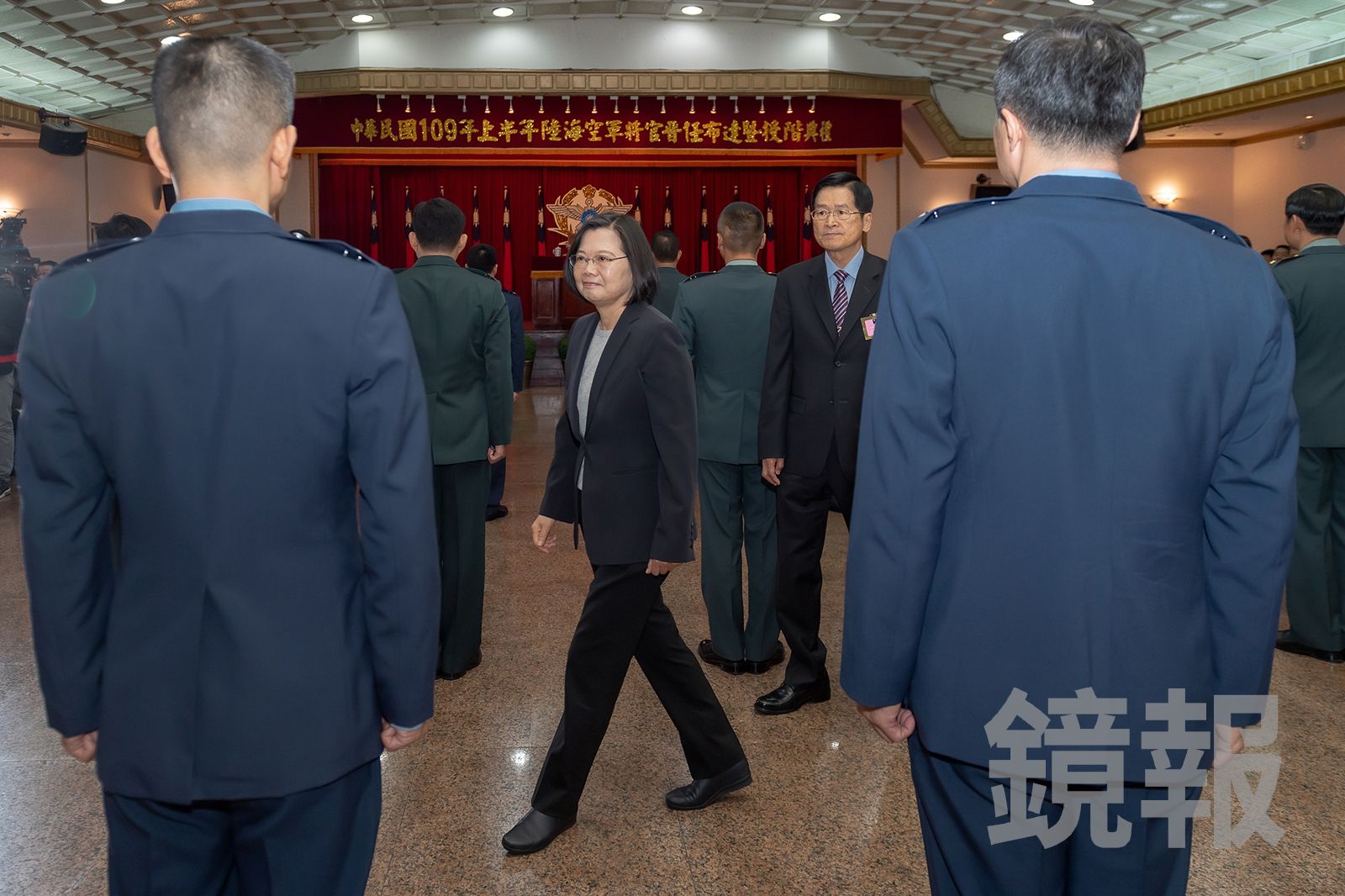 唐明德沉潛到2019年才順利晉升少將。總統府提供