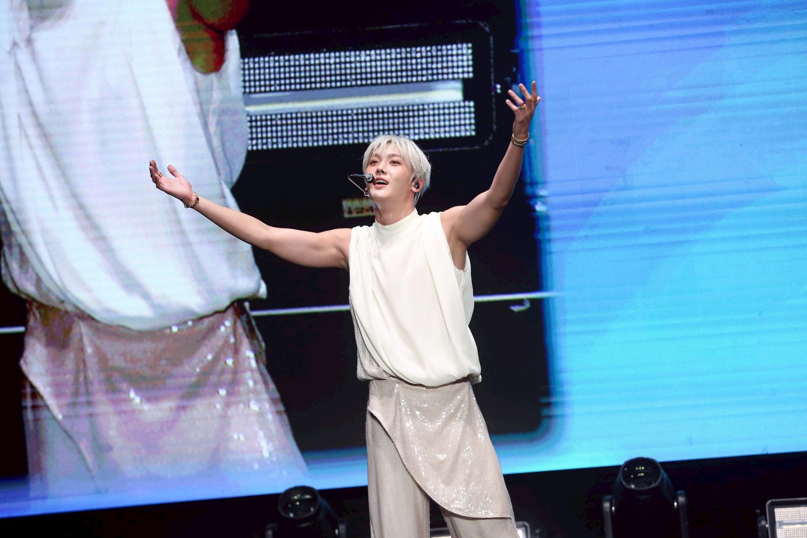 ASTRO老么尹產賀29日在TICC開唱。李鍾泉攝