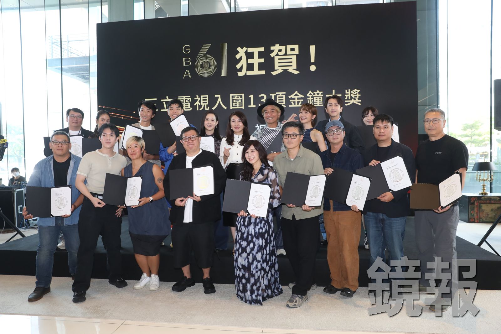 三立電視舉辦金鐘入圍分享會。林煒凱攝