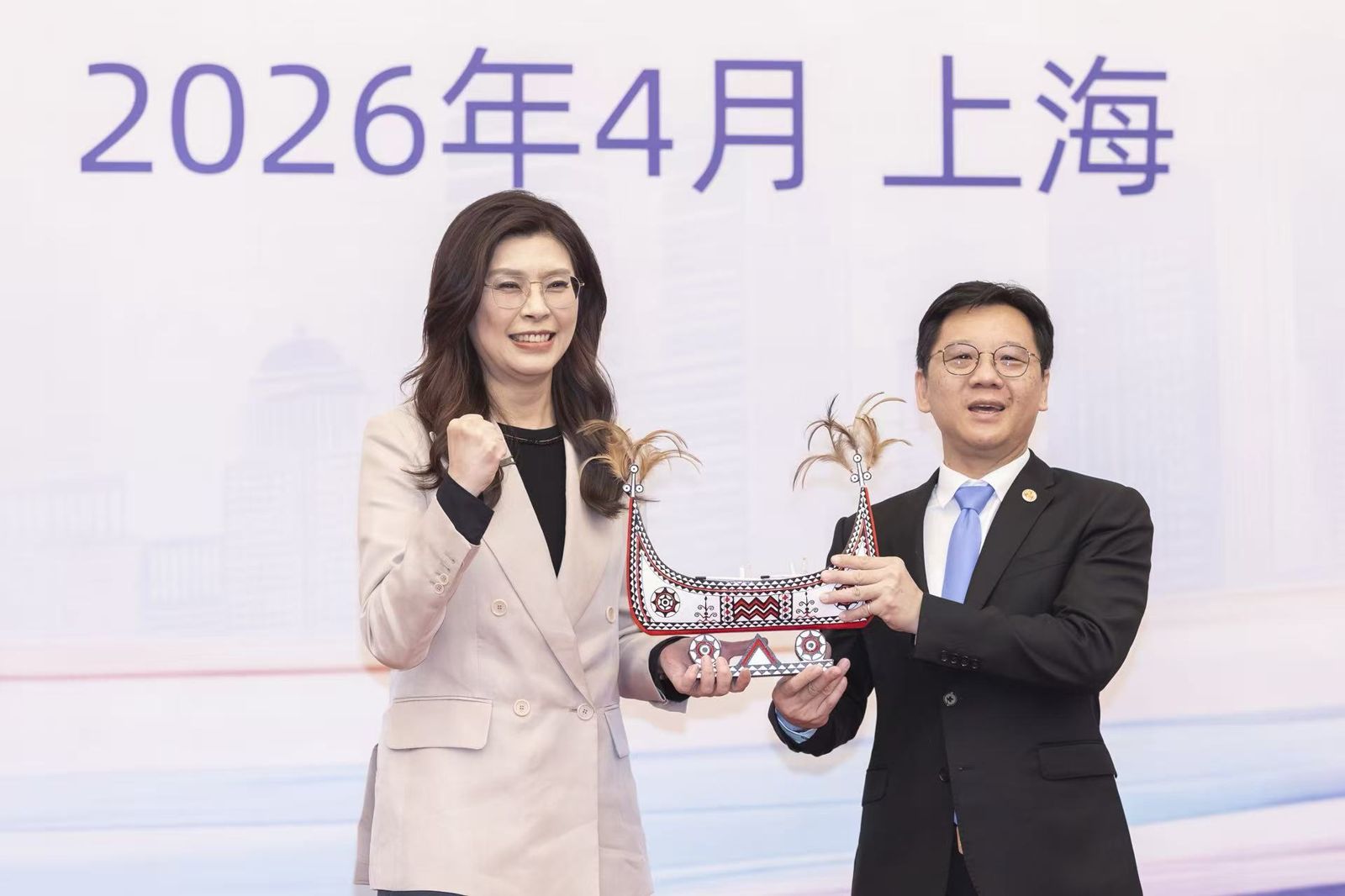 與上海台商會面　鄭麗文高喊：兩岸和平才能興台