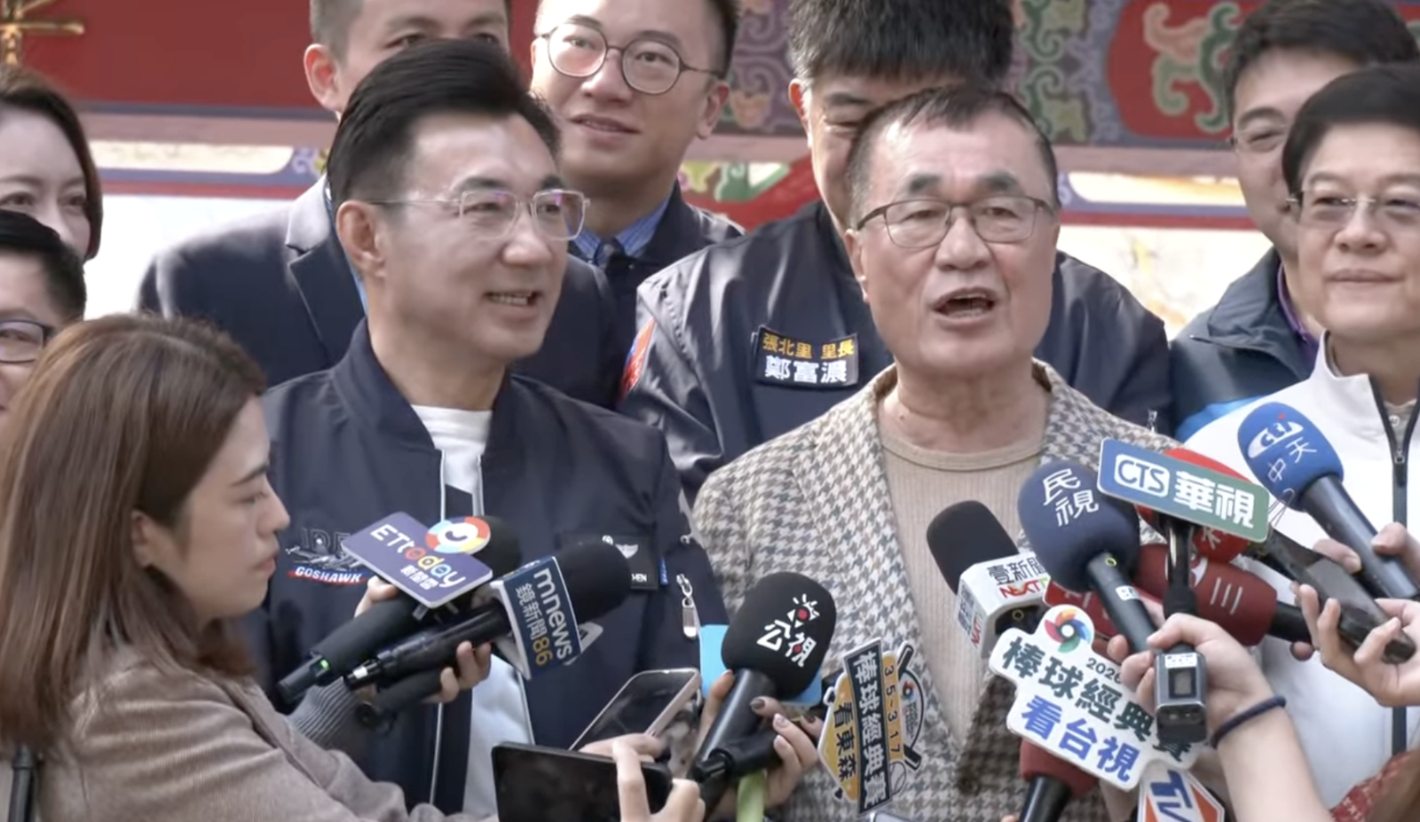 合體江啟臣參拜新店太平宮 李四川談新北市長選舉:對手是自己