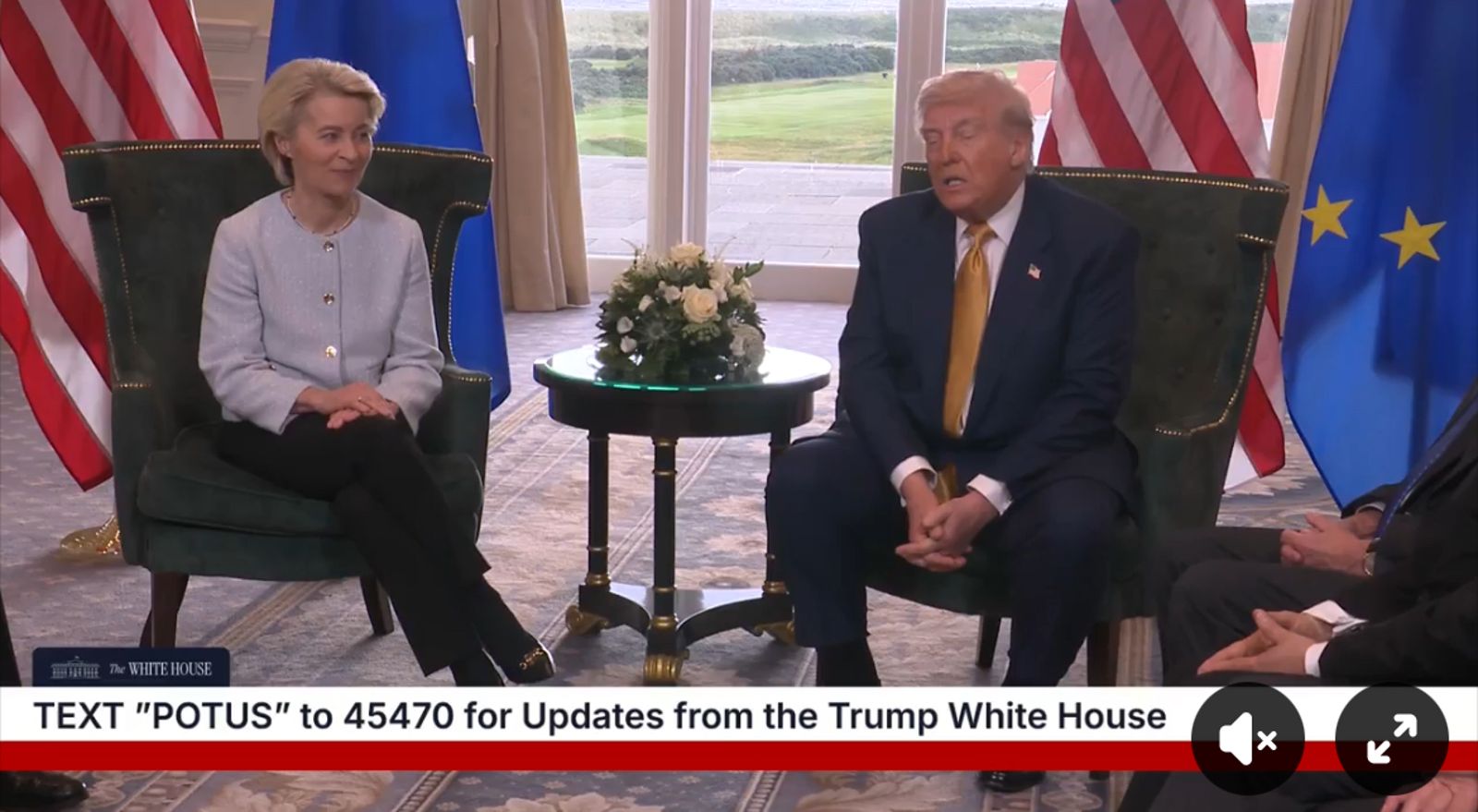 川普宣布與歐盟達成貿易協議　關稅砍半降至15%