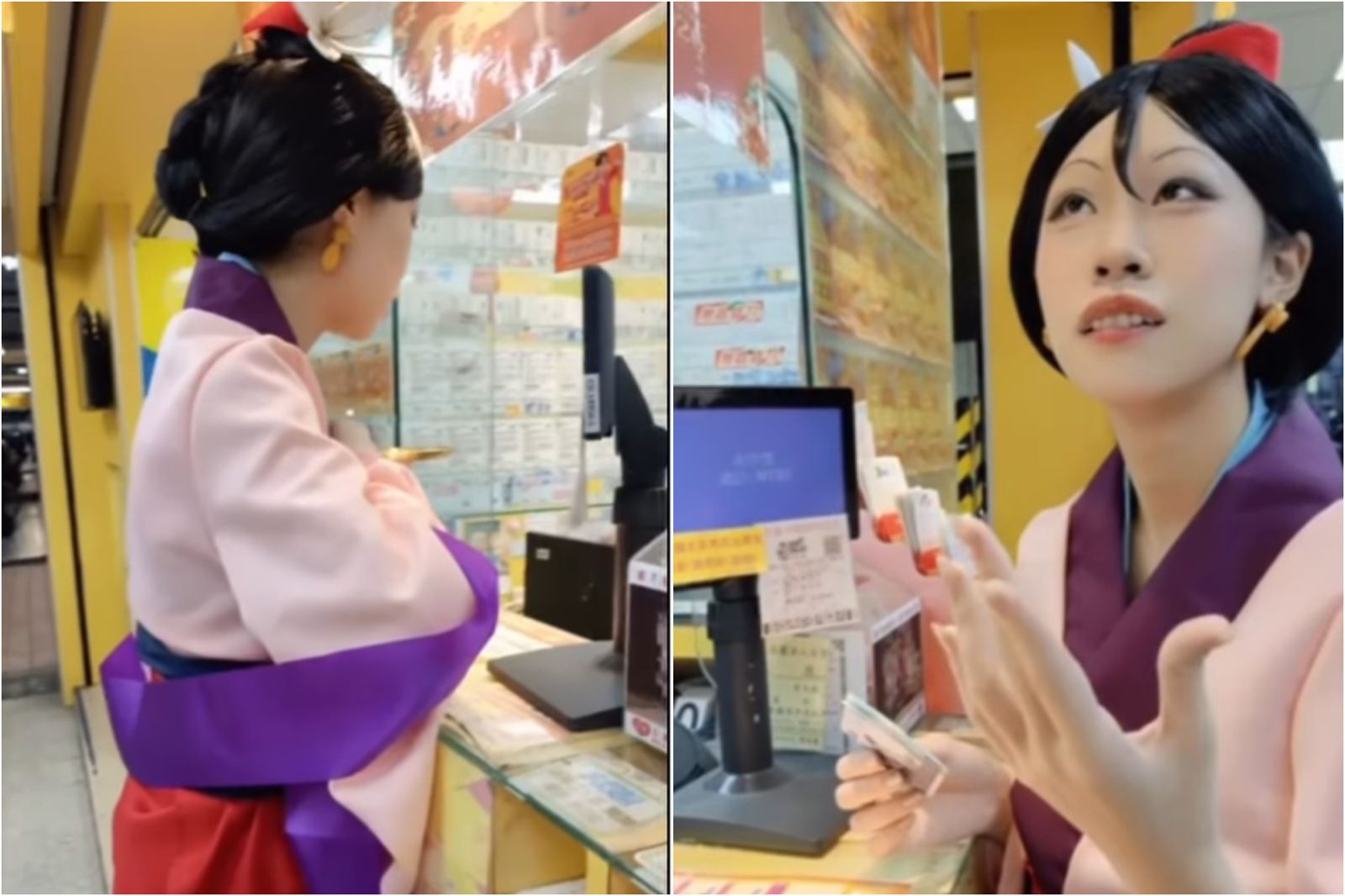 老祖宗保佑！彩券行驚見「野生花木蘭」　他5百刮中5千：招財神女下凡
