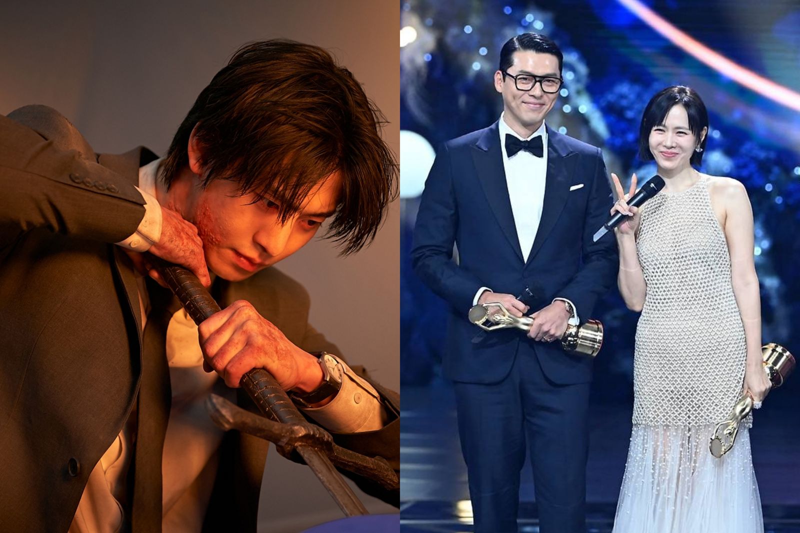 圍爐不怕沒電影可追，安孝燮（左圖）與玄彬、孫藝真（右圖左）的話題韓片，打開串流平台追起來。翻攝體育朝鮮、采昌提供