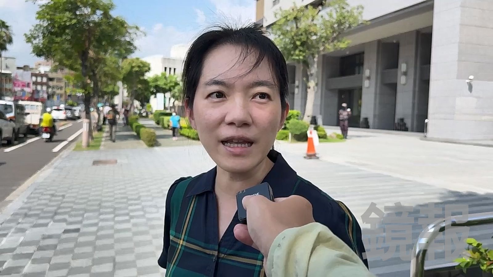 陳幸妤對於網友聲援「2026台南鍘美藝術節」沒有特別看法。辛啓松攝