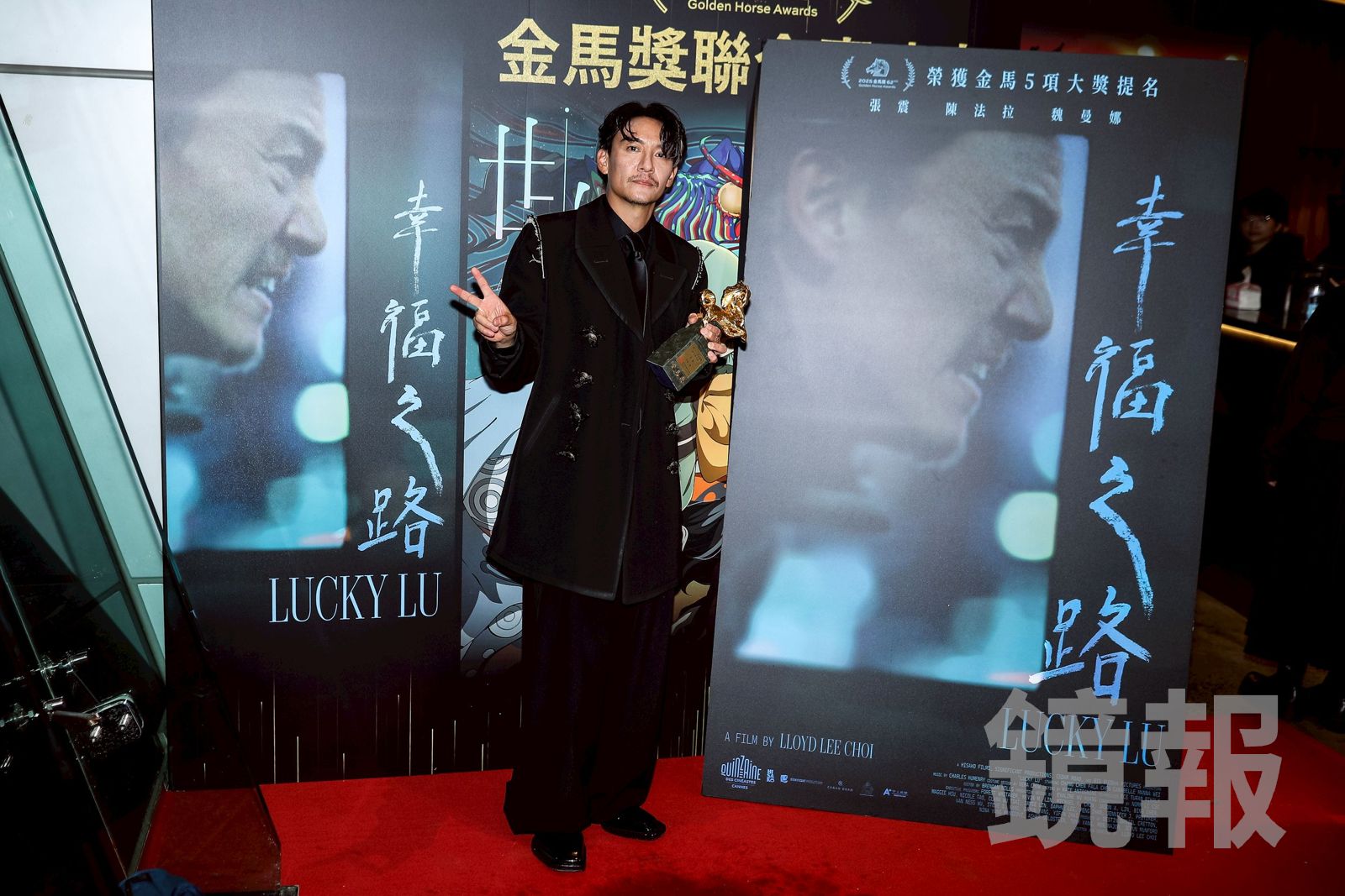 張震以《幸福之路》拿下第二座金馬影帝。鄒保祥攝