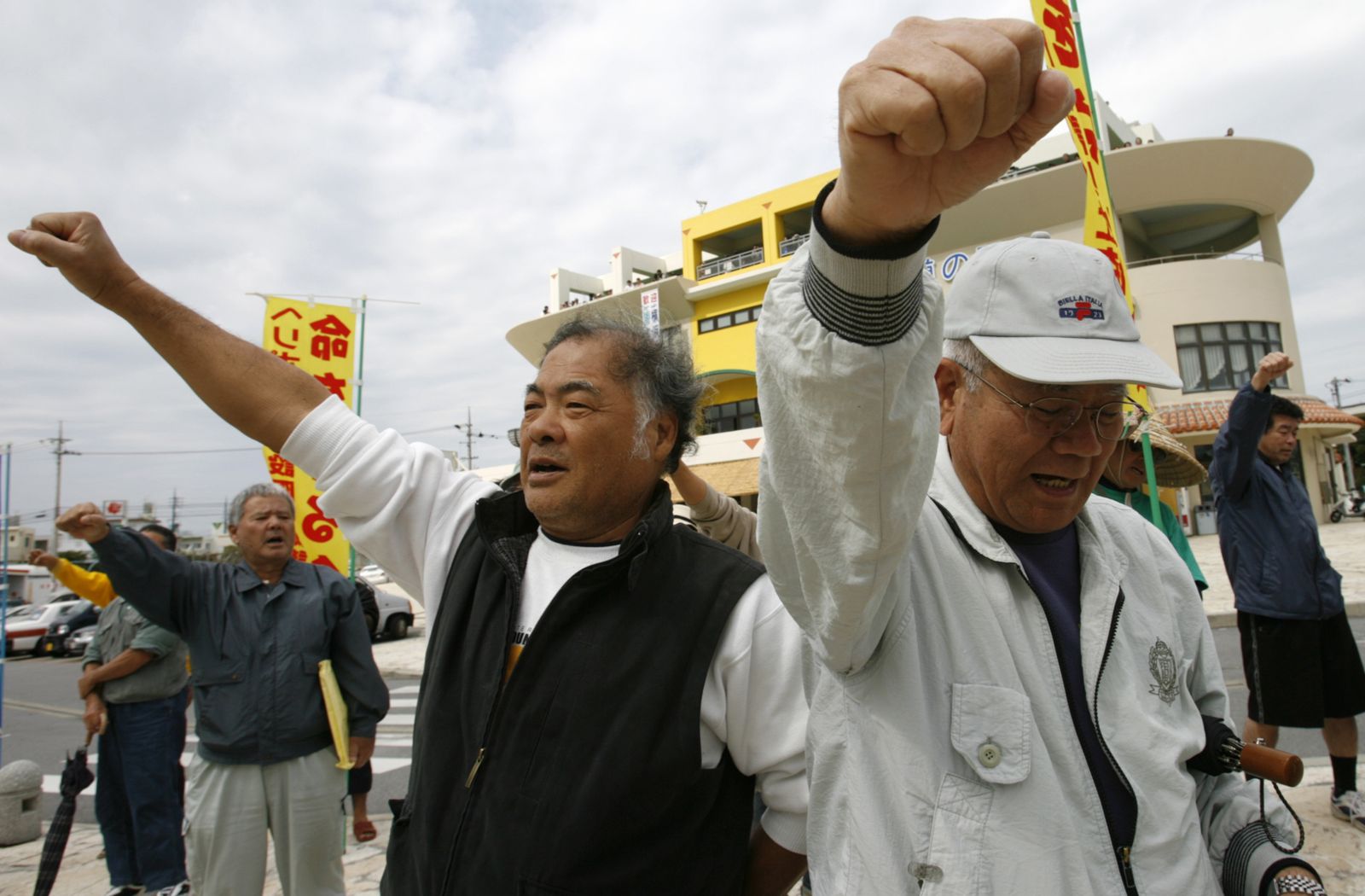 沖繩居民有著反對美軍基地的傳統。圖/達志影像