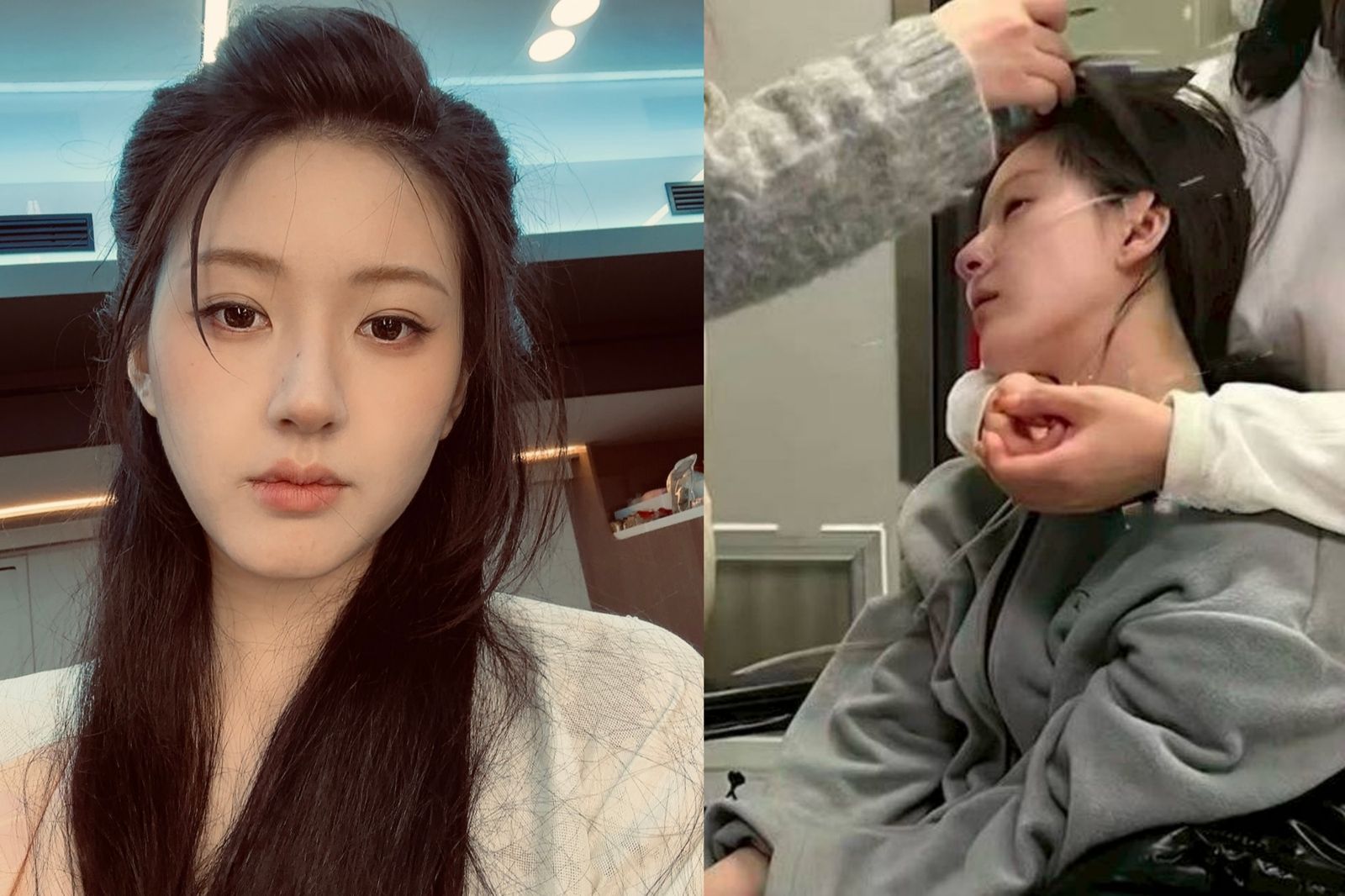 趙思露早前傳出過勞送醫,一度流出她坐輪椅昏迷照令粉絲憂心。翻攝趙思露微博、X