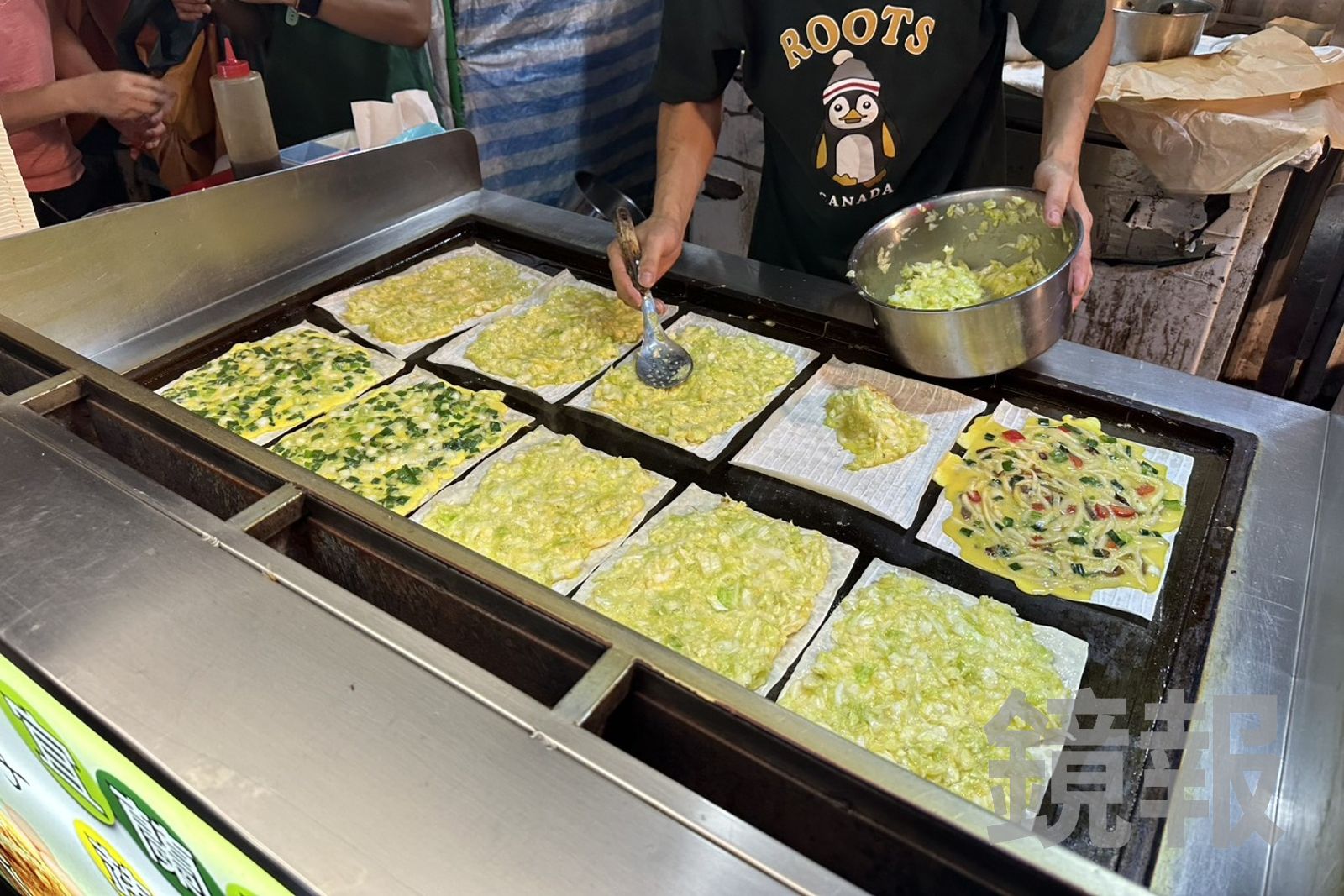 「小旺仔宜蘭蛋餅」走脆皮蛋餅路線。