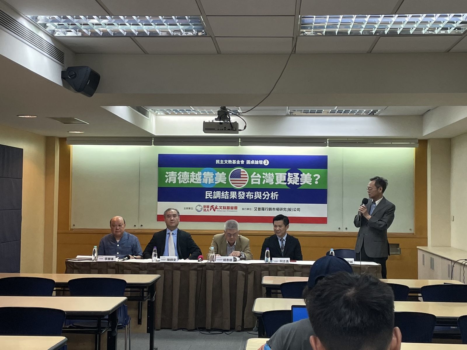 民主文教基金會最新民調 66.2%民眾認為川普會為了美國利益出賣台灣