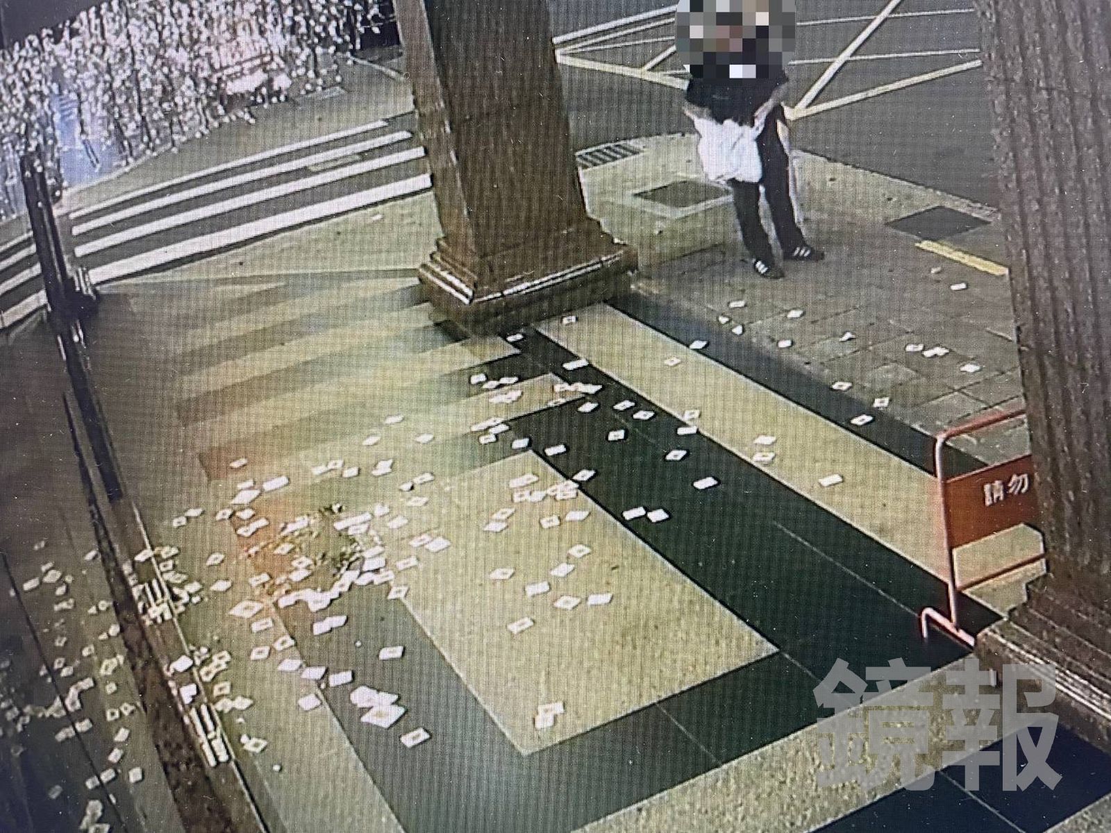 北市知名飯店驚見黑衣人聚集 大聲公撒冥紙又丟雞蛋討800萬裝潢款