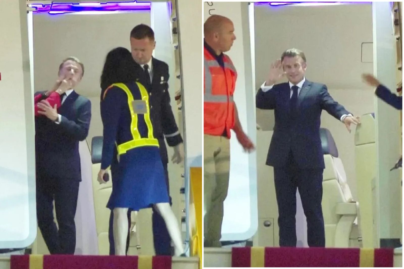 法國與土耳其2總統玩「男男腐手」遭嫉妒？　馬克宏解釋被老婆打巴掌：開玩笑啦