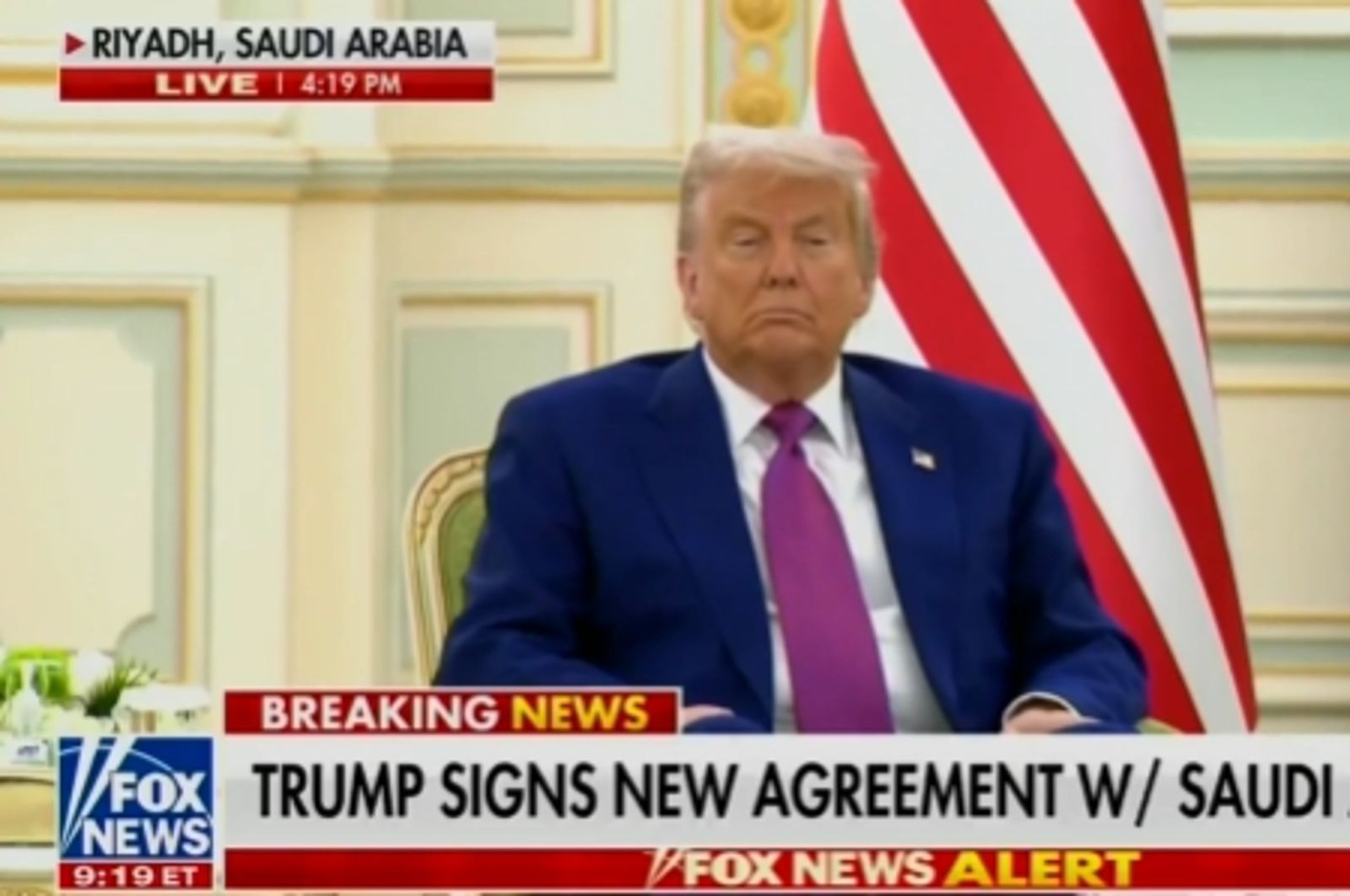 川普見沙國王儲當眾「度辜」！遭網大酸：瞌睡唐