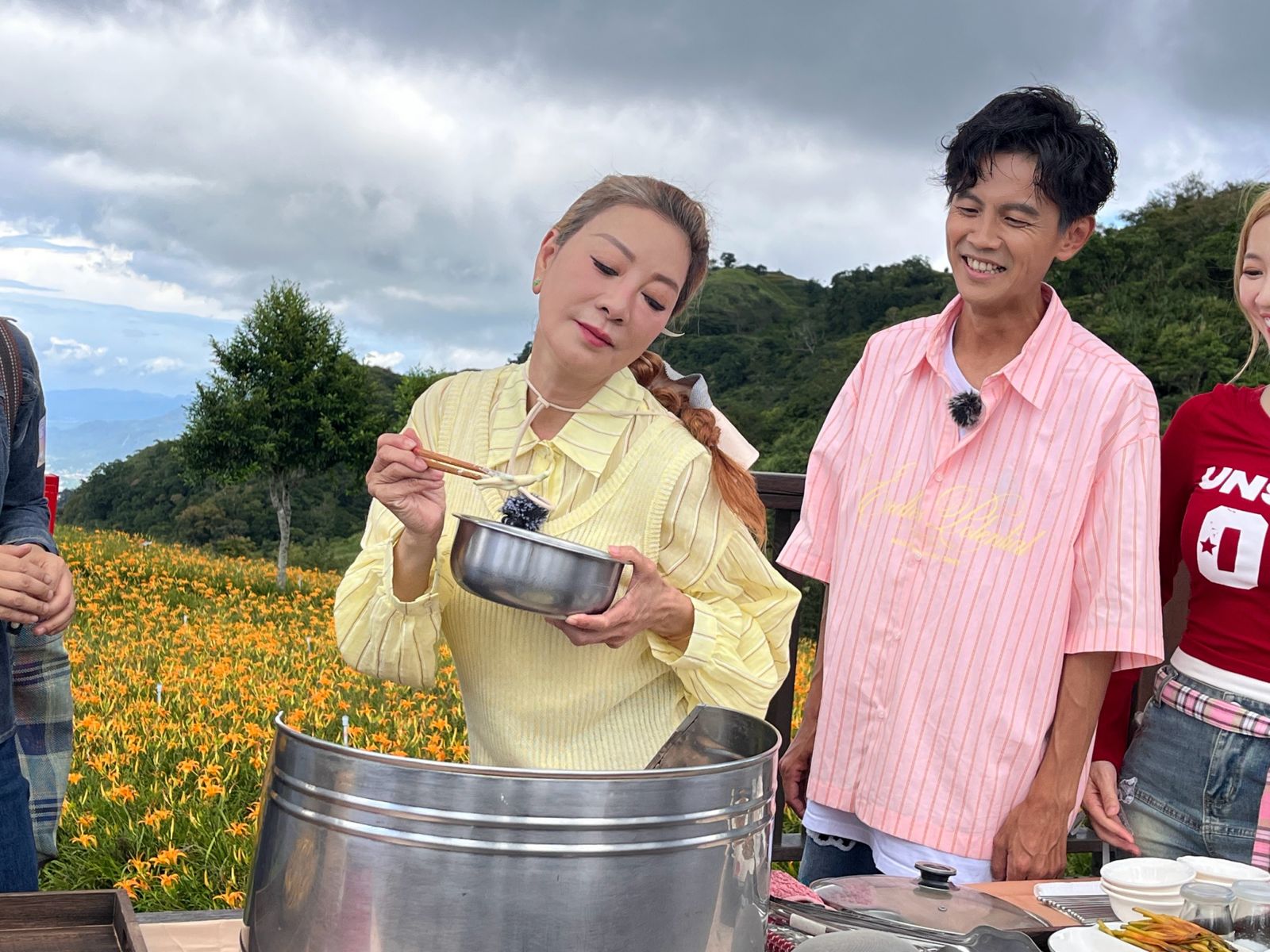 女星楊繡惠錄節目崩潰到萌生辭職念頭。圖/民視提供