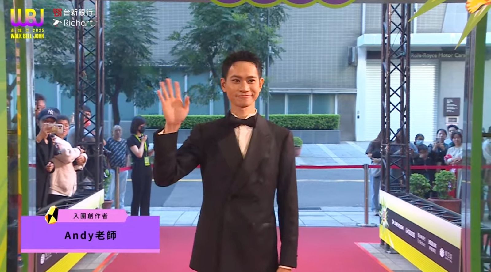 Andy本次入圍5項大獎。翻攝YT@走鐘獎