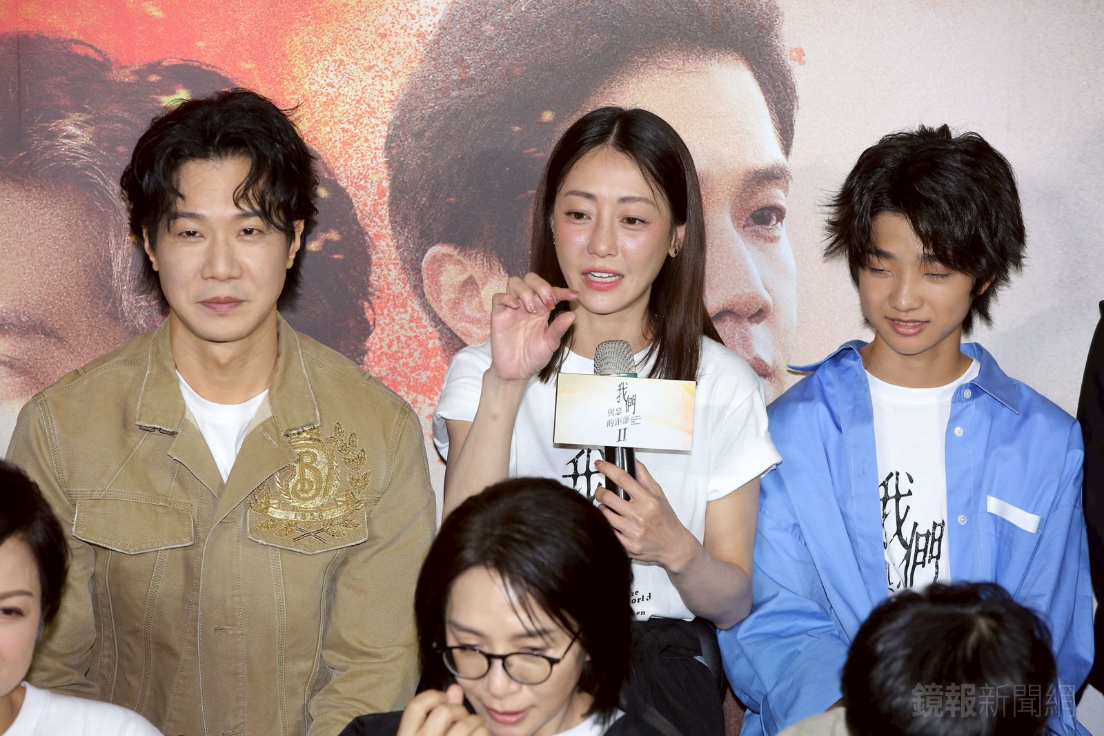 謝欣穎在《與惡II》中身世坎坷。左為薛仕凌、右為白潤音。李鍾泉攝