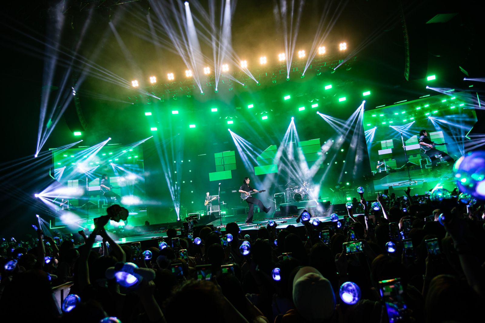 CNBLUE在高雄開唱。和協整合行銷提供