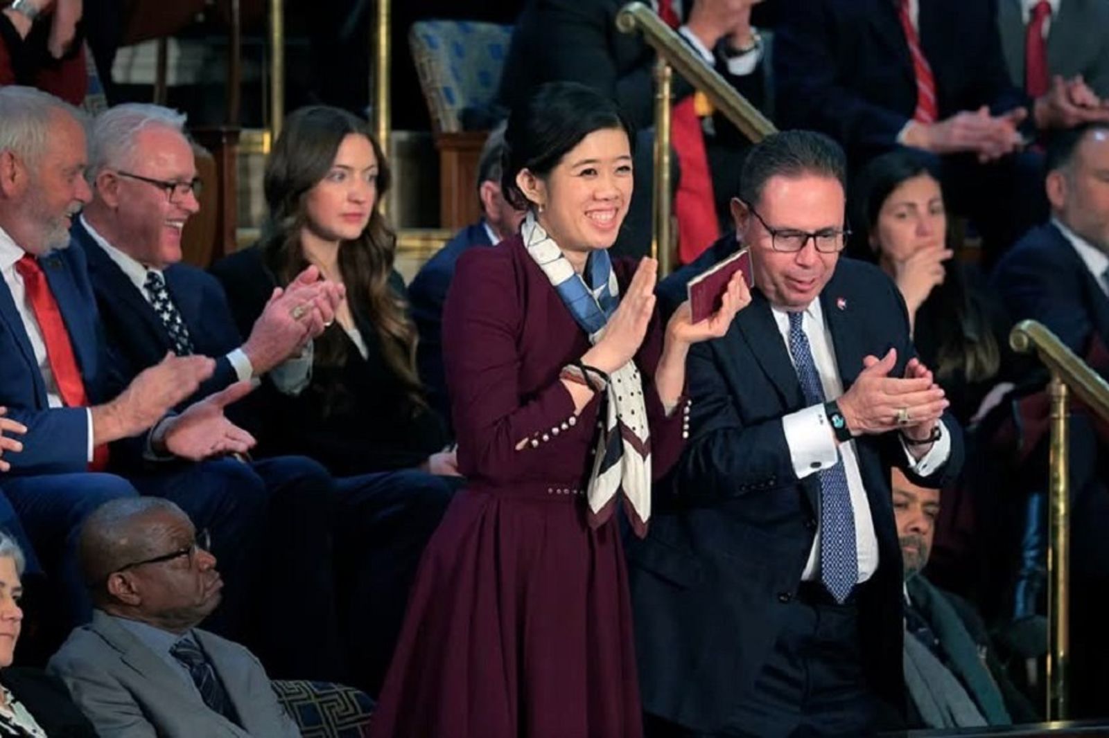 川普國情咨文　黎智英女兒受邀出席！盼4月訪中能救人