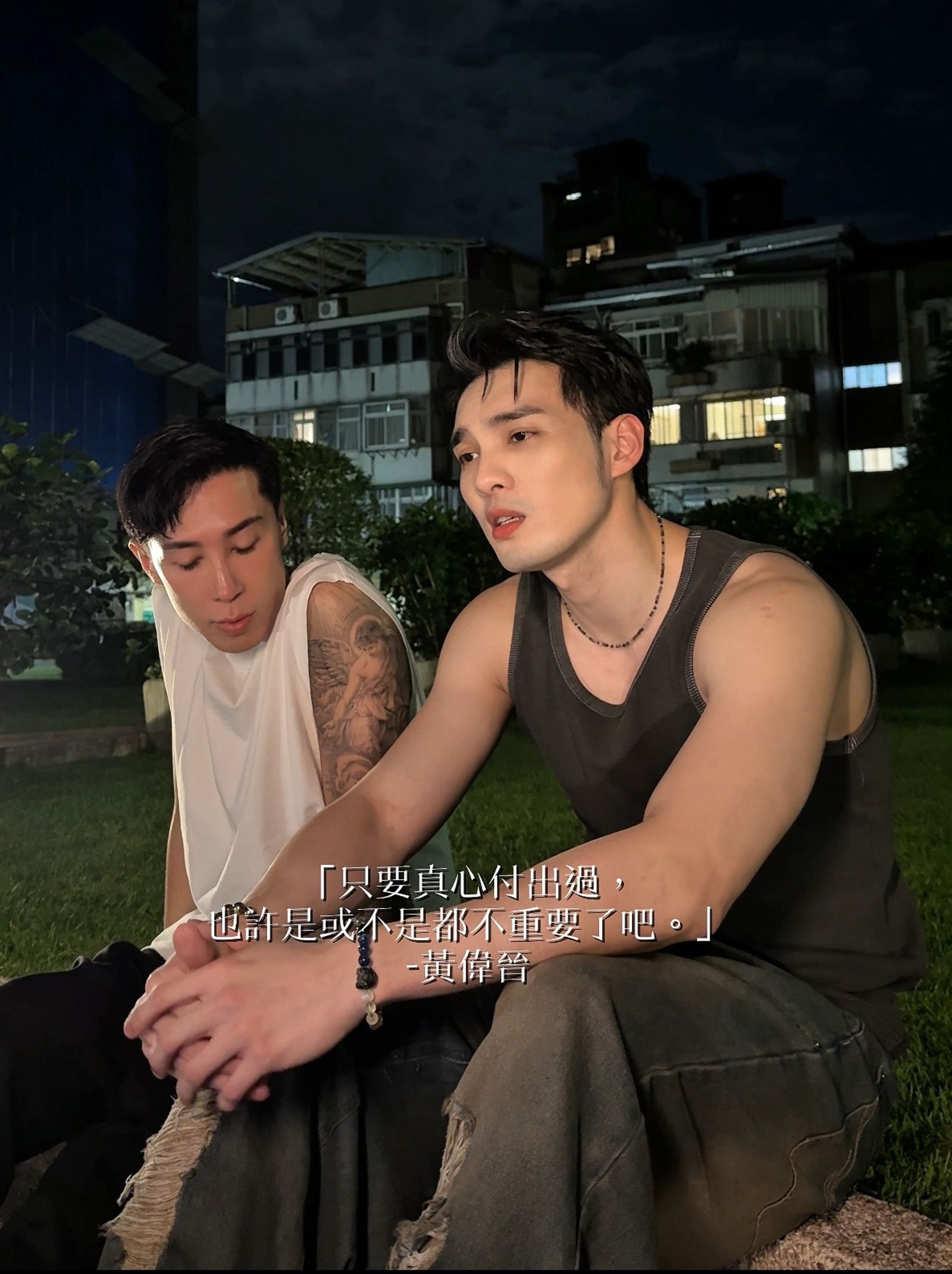 馬天佑新歌邀集眾星幫腔，左為黃偉晉。Fame Glory 提供