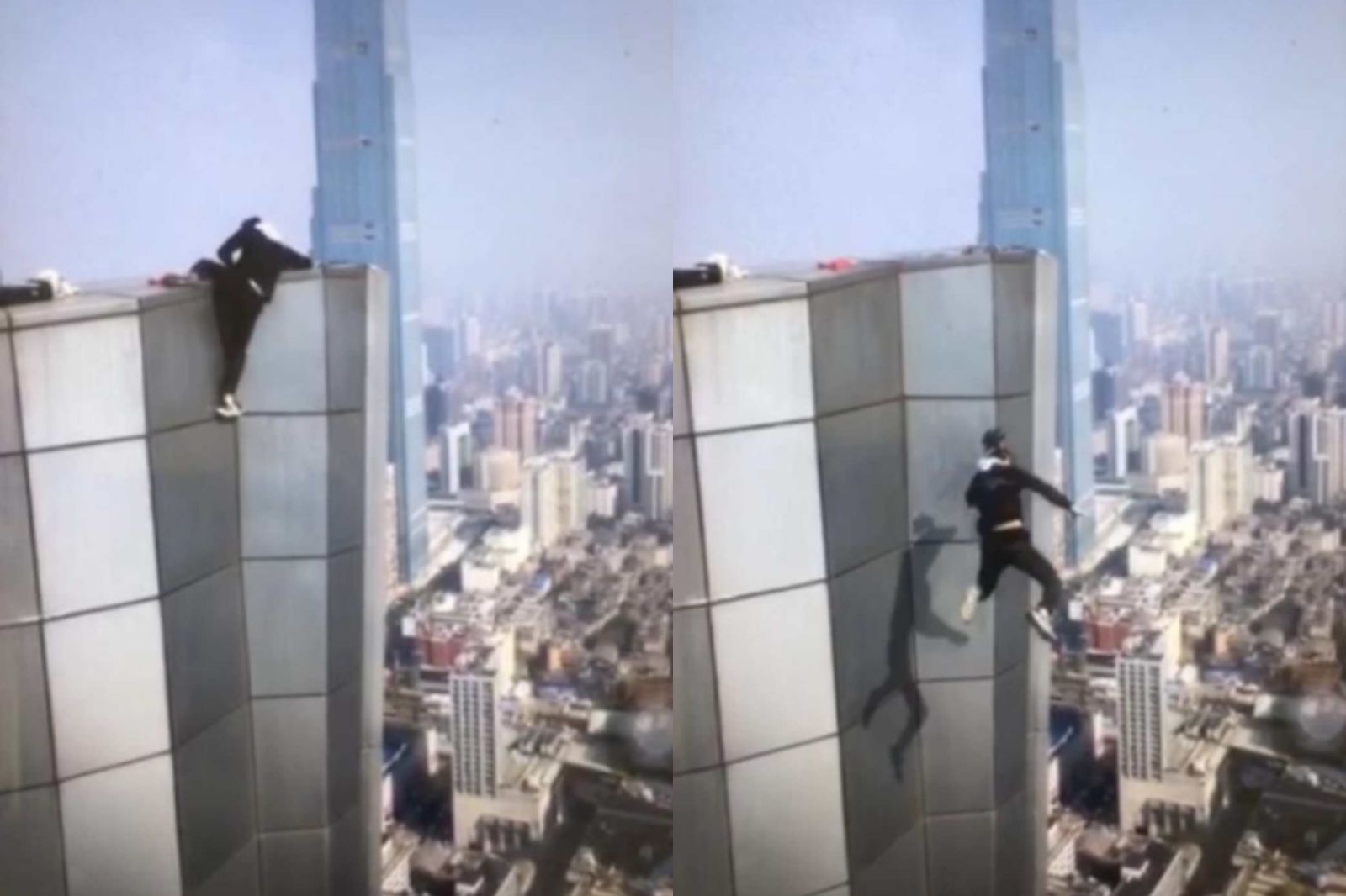 62層頂樓做引體向上!中國網紅「失手摔死」驚悚畫面曝 直播公司只賠3萬