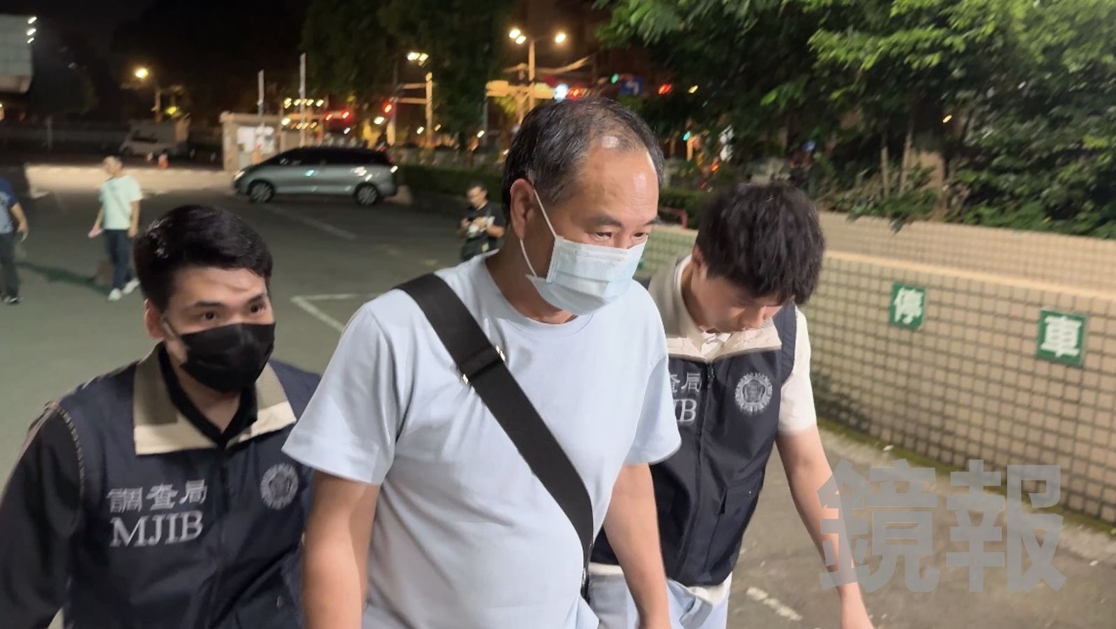 力中國際公司負責人林王森移送新北檢。呂健豪攝