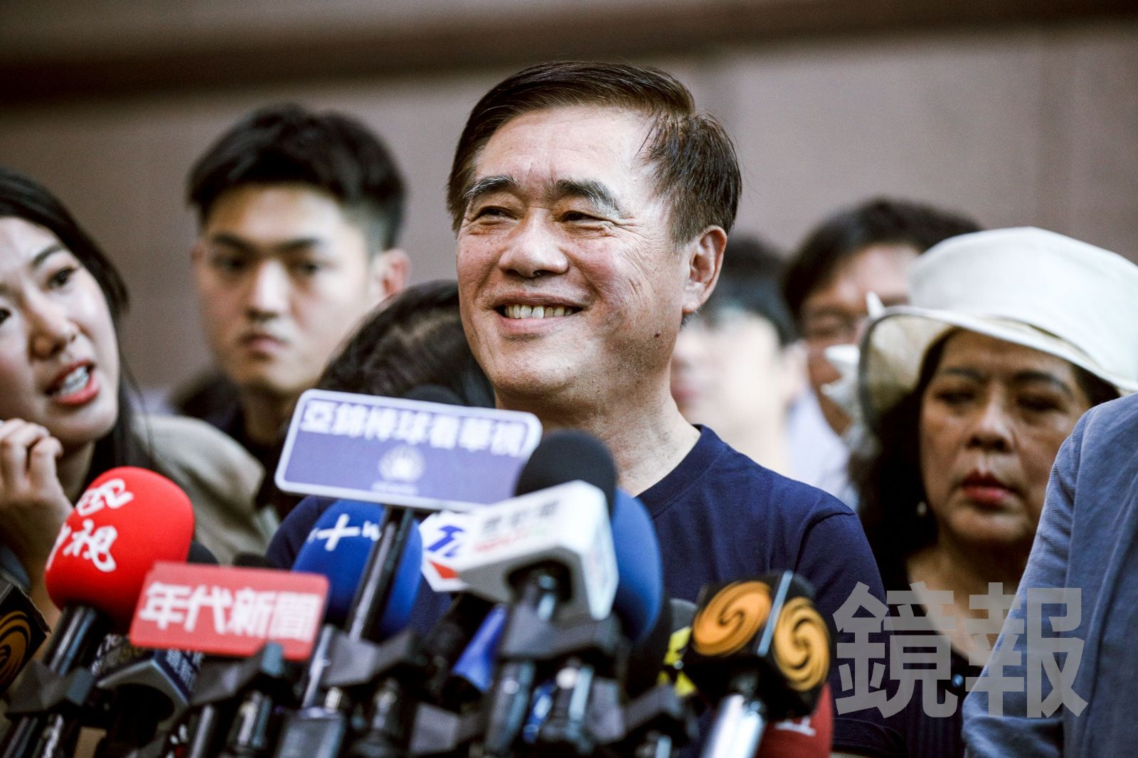 郝龍斌強調，自己會當「造后者」，台中市長盧秀燕昨有傳訊打氣，2028年一定要下架民進黨。（圖／鄒保祥攝）