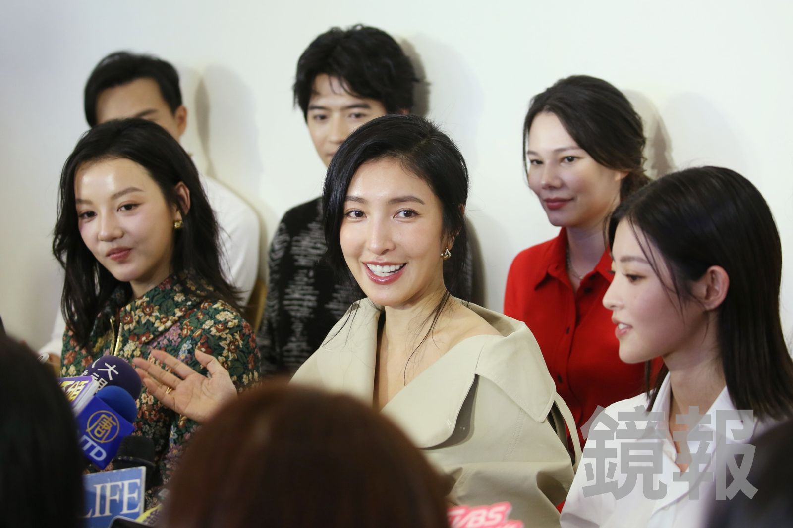 楊謹華（左）私下隨和，工作時卻因氣場強大，令對戲演員無不感到壓力。董孟航攝