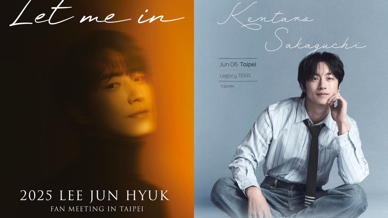 日韓男神接力訪寶島！　坂口健太郎、李浚赫台北見面會售票訊息曝光