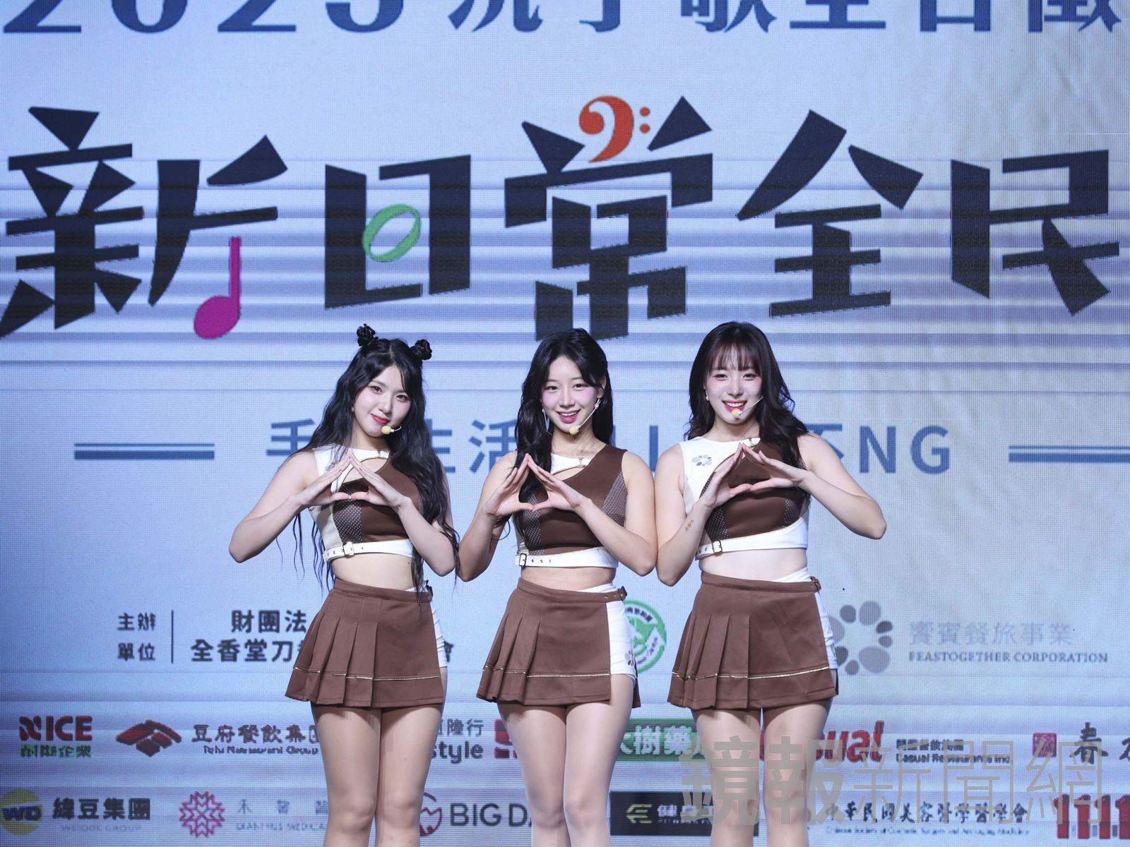 廉世彬(左起)、禹洙漢和河智媛中文明顯進步許多。劉耀勻攝