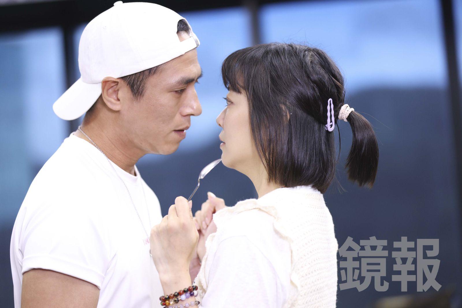 莊凱勛（左）、林雨宣（右）飾演「費雲帆」、「汪紫菱」。劉耀勻攝