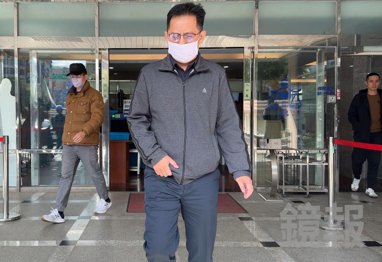 前北市刑大偵3隊代理隊長劉居榮，今以證人身分到庭。呂健豪攝