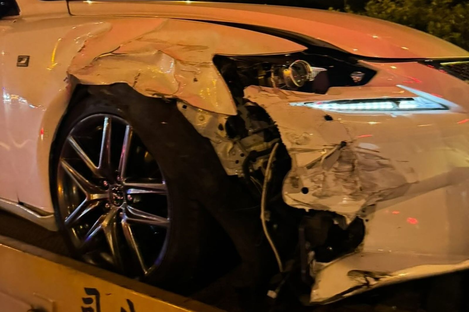 網友一年前因車禍將車子報廢。圖／翻攝自Threads@91._.619