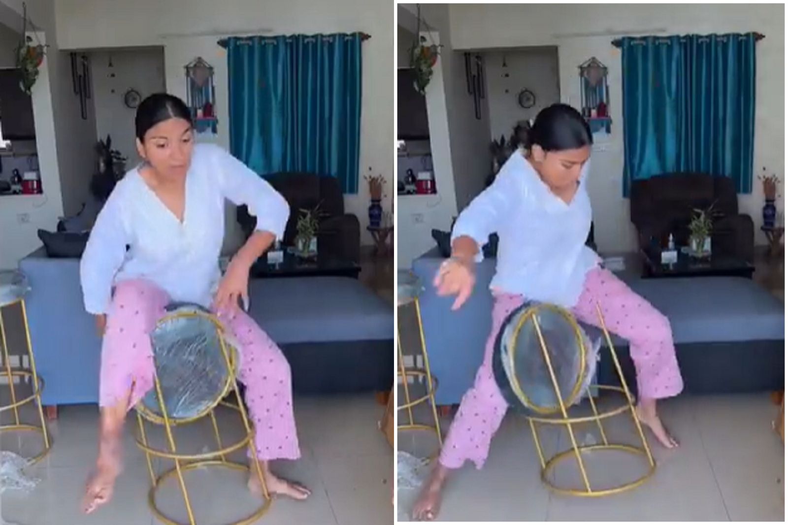 女網紅開箱新座椅組裝　慘變「插下體」恐怖濺血意外