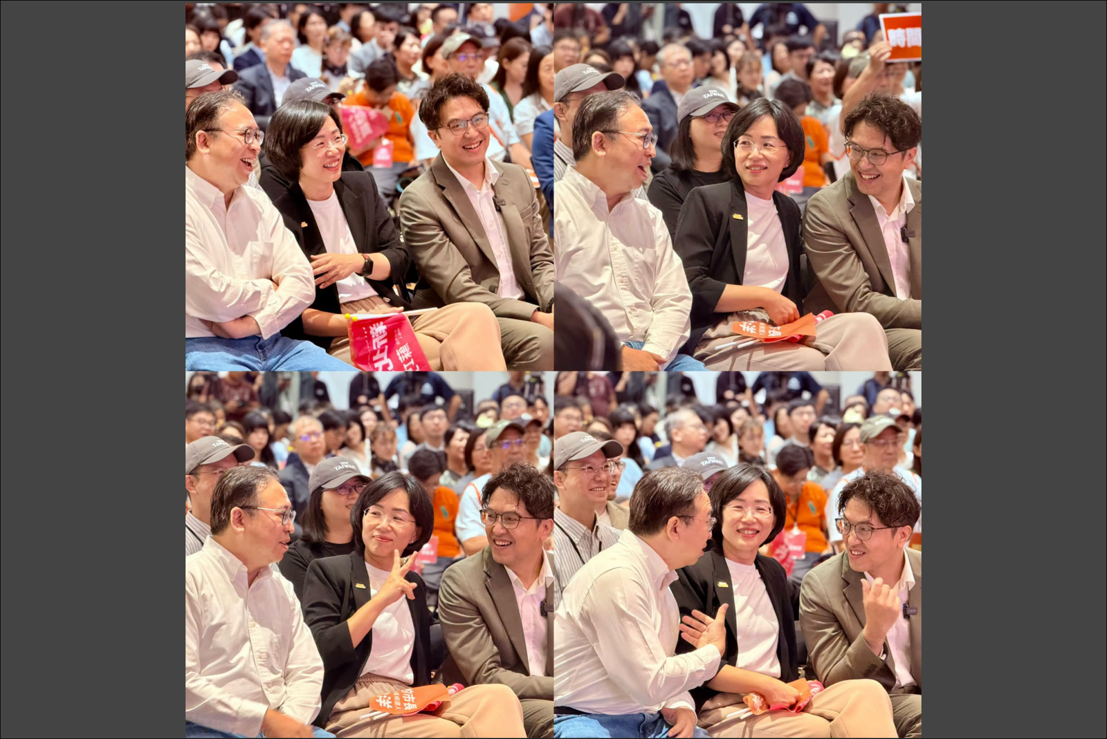 林國漳台上致詞、學弟妹台下開聊 蘇巧慧笑:誰不是看共筆長大?