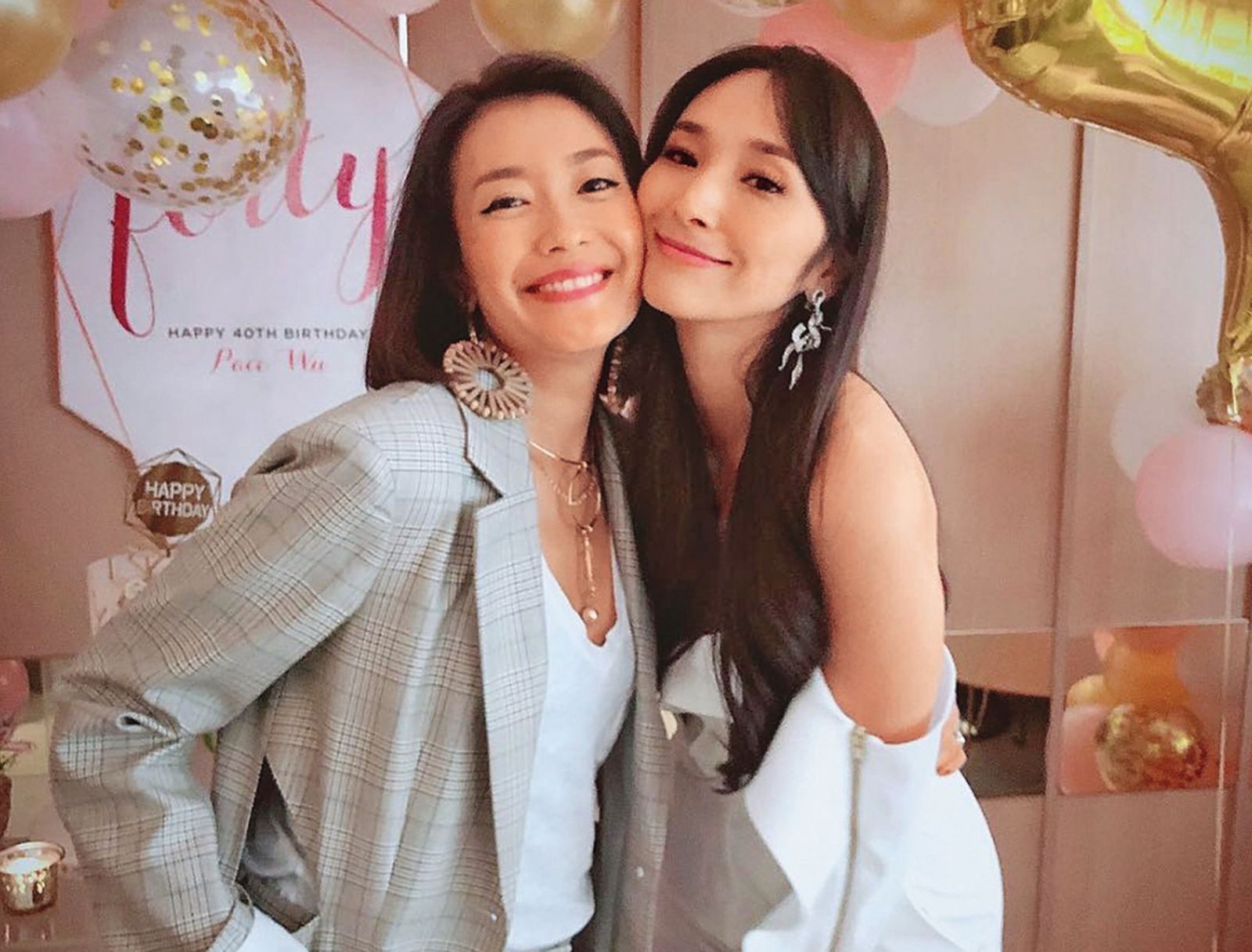 吳佩慈罕見公開現身！全為20年香港閨蜜　力挺她尪錄助選影片