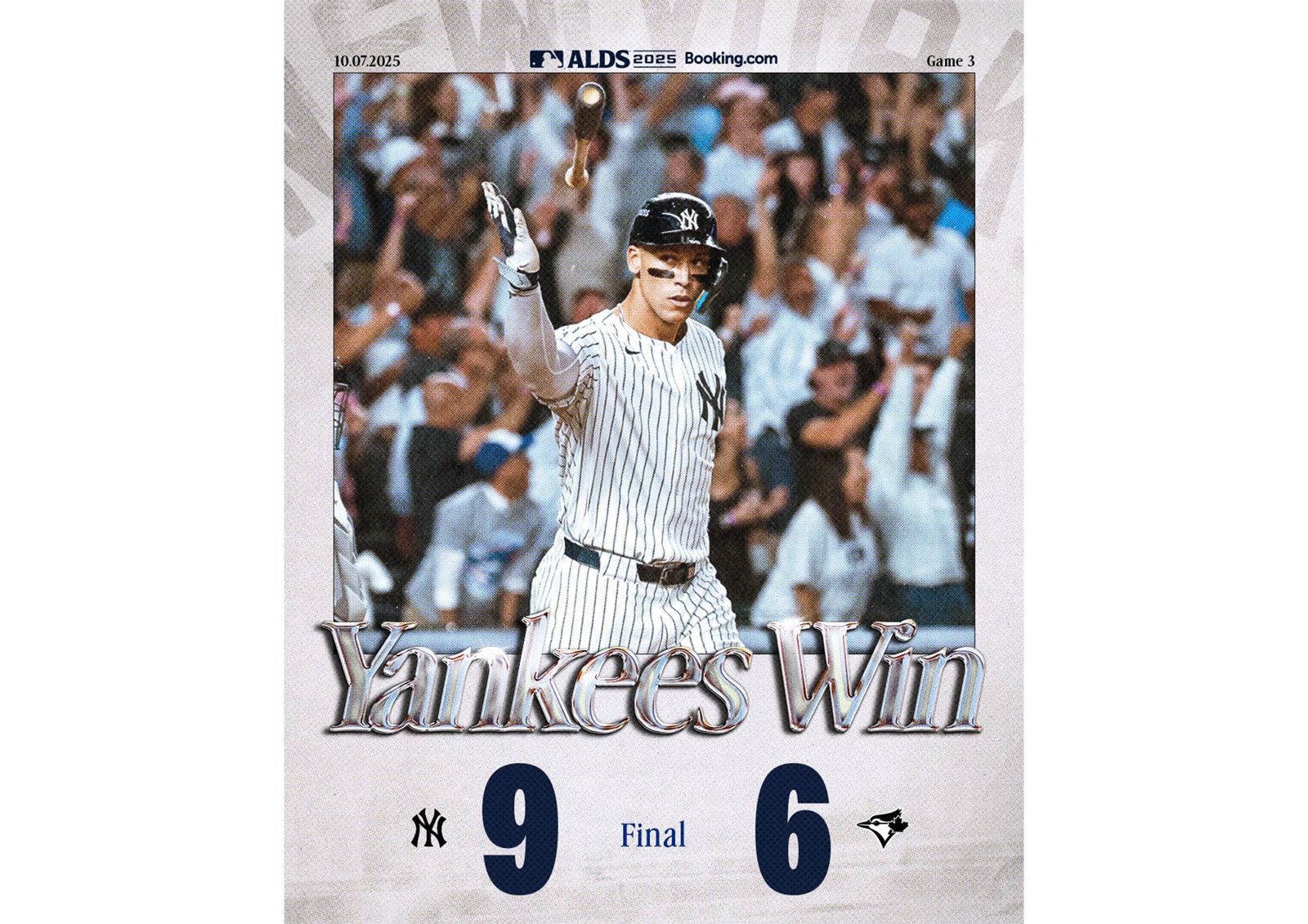 MLB/「法官」開庭Judge轟追平三分砲!洋基轟翻逆轉藍鳥拒絕被橫掃