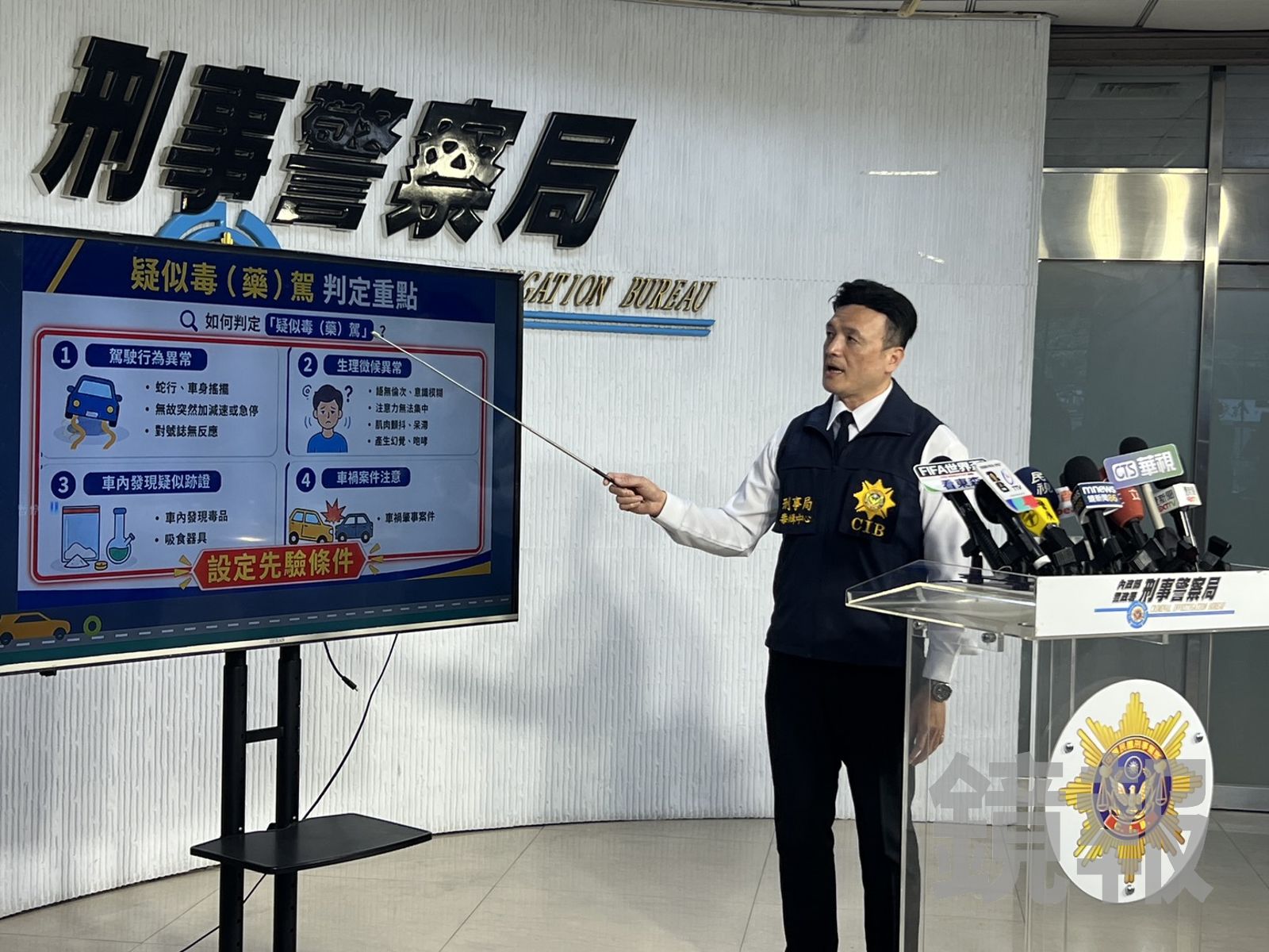 男吃肌肉鬆弛劑快篩「大麻陽性」 警政署:依醫囑「藥駕」一樣違法