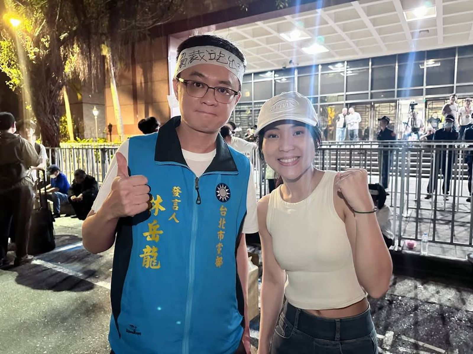 國民黨台北市黨部發言人林岳龍涉國安法遭搜索約談　前立委老闆們說話了